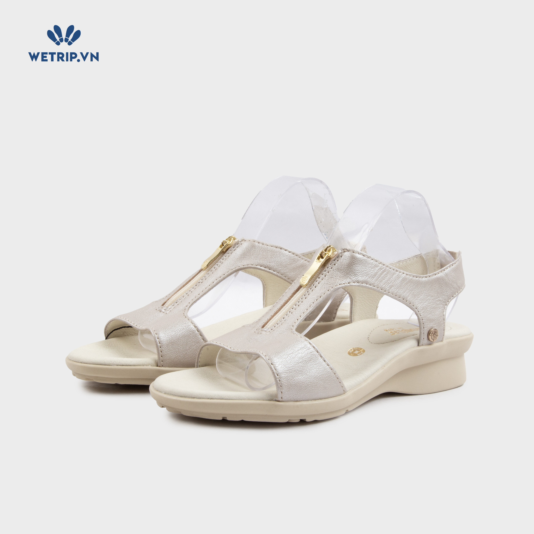 Sandal Xuồng Bussola (Kem) Mã SDX-BSL-131-B