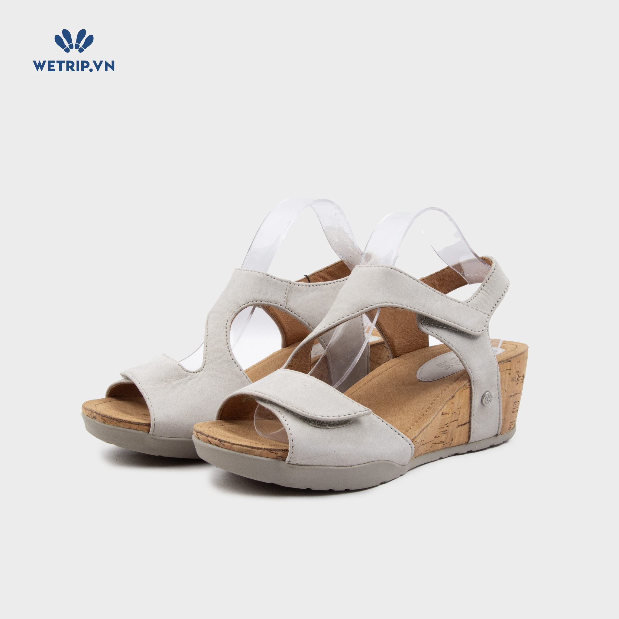 Sandal Xuồng Bussola (Ghi da lộn) Mã SDX-BSL-121-H