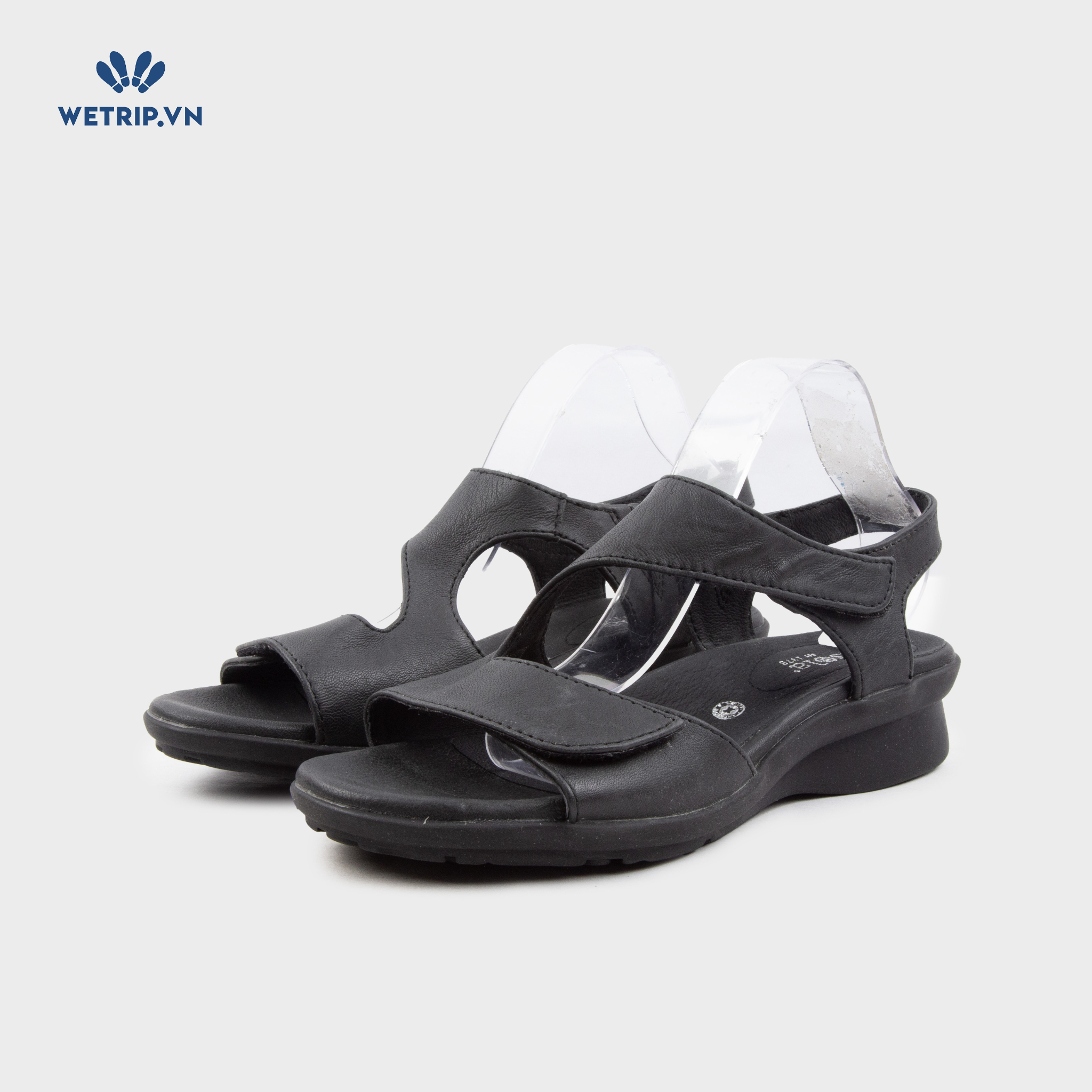 Sandal Xuồng Bussola (Đen trơn) Mã SDX-BSL-125-A1