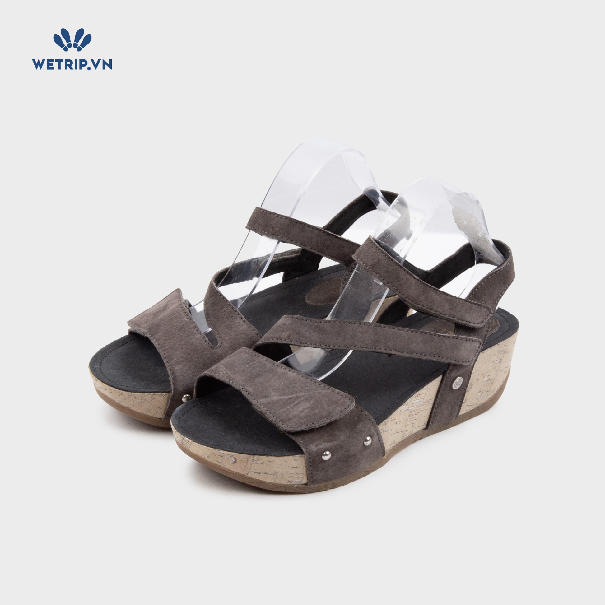 Sandal Xuồng Bussola (Nâu ghi) Mã SDX-BSL-122-B