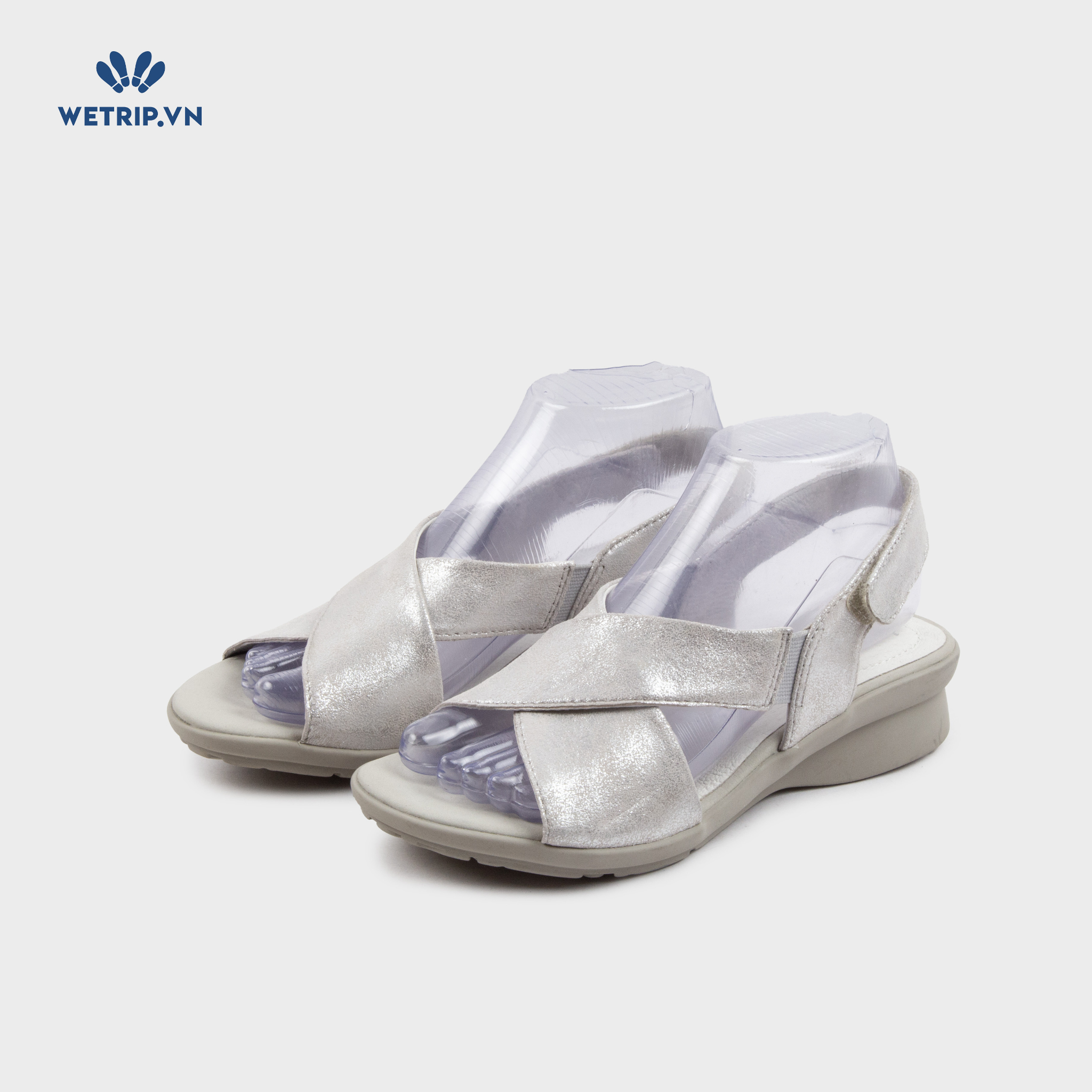 Sandal Xuồng Bussola (Nubuck bạc) Mã SDX-BSL-129-E