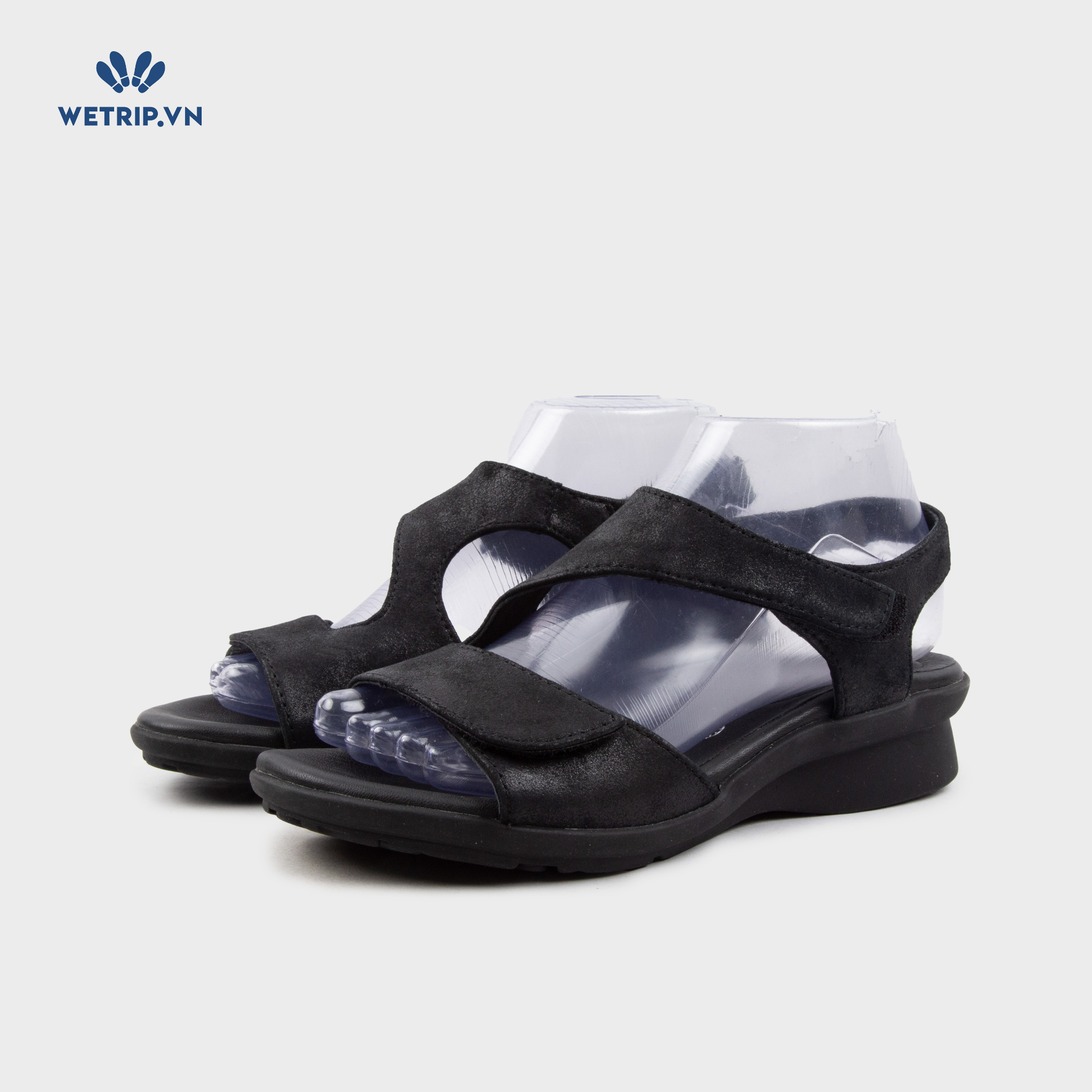 Sandal Xuồng Bussola (Nubuc Đen) Mã SDX-BSL-125-A