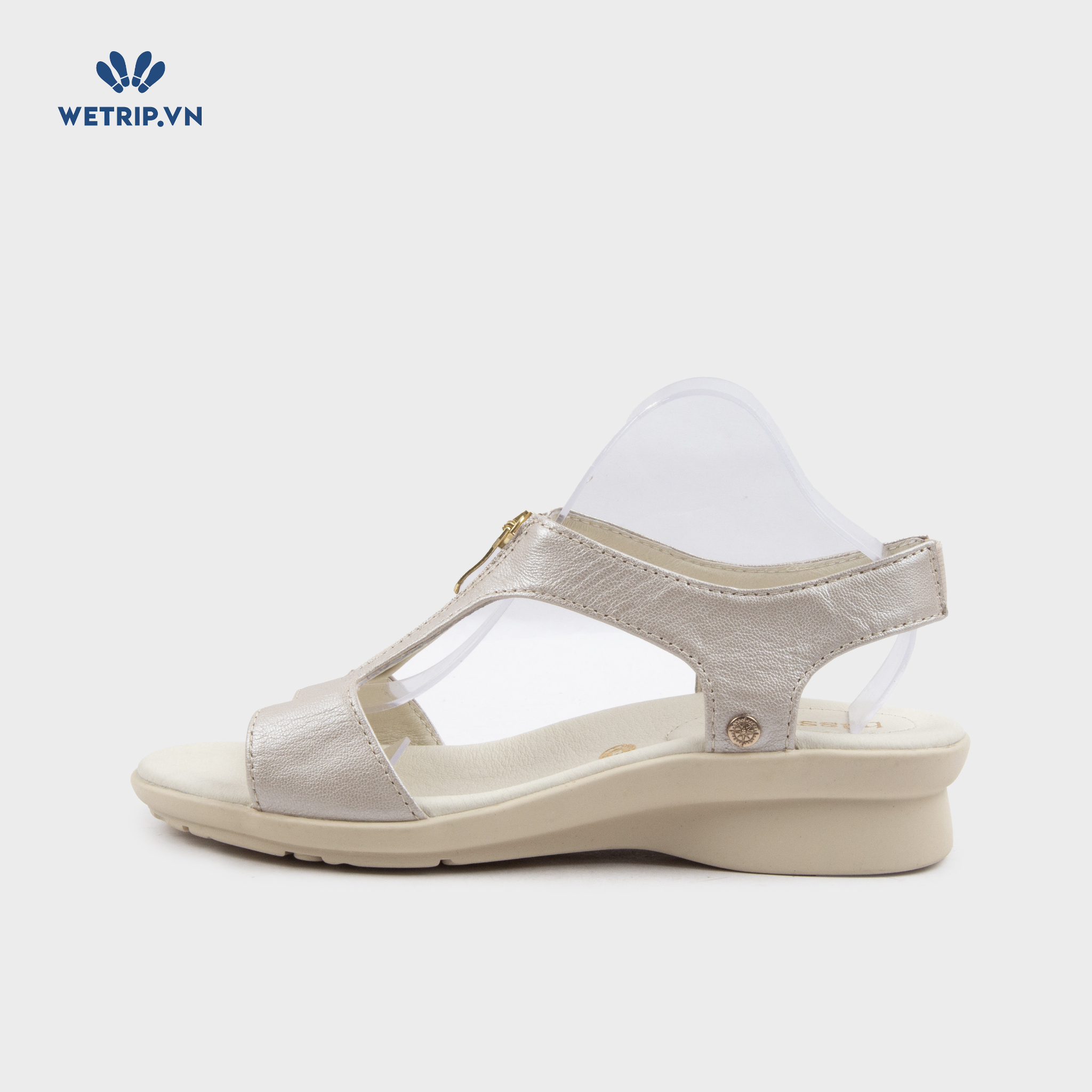 Sandal Xuồng Bussola (Kem) Mã SDX-BSL-131-B