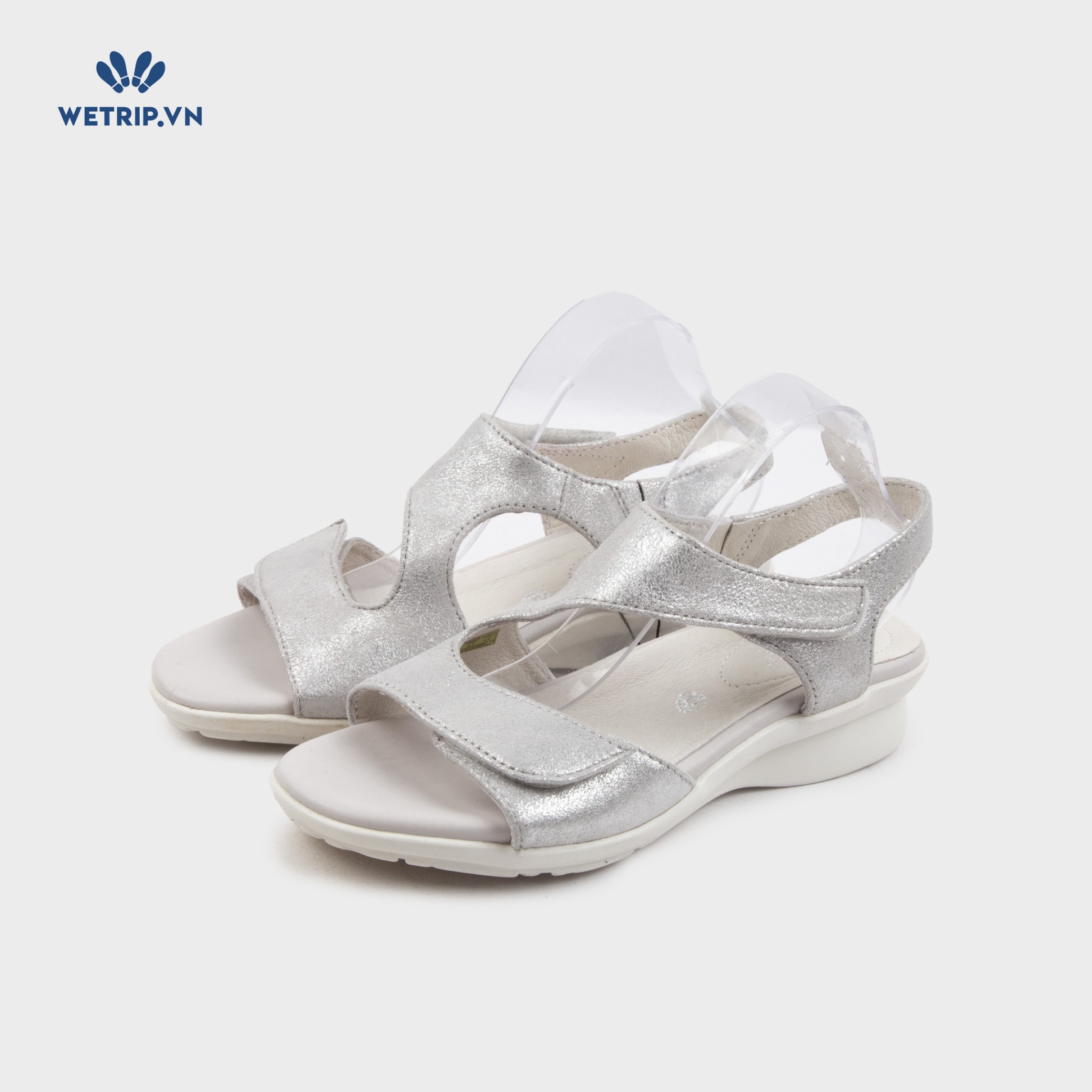 Sandal Xuồng Bussola (Nubuc ghi) Mã SDX-BSL-125-C