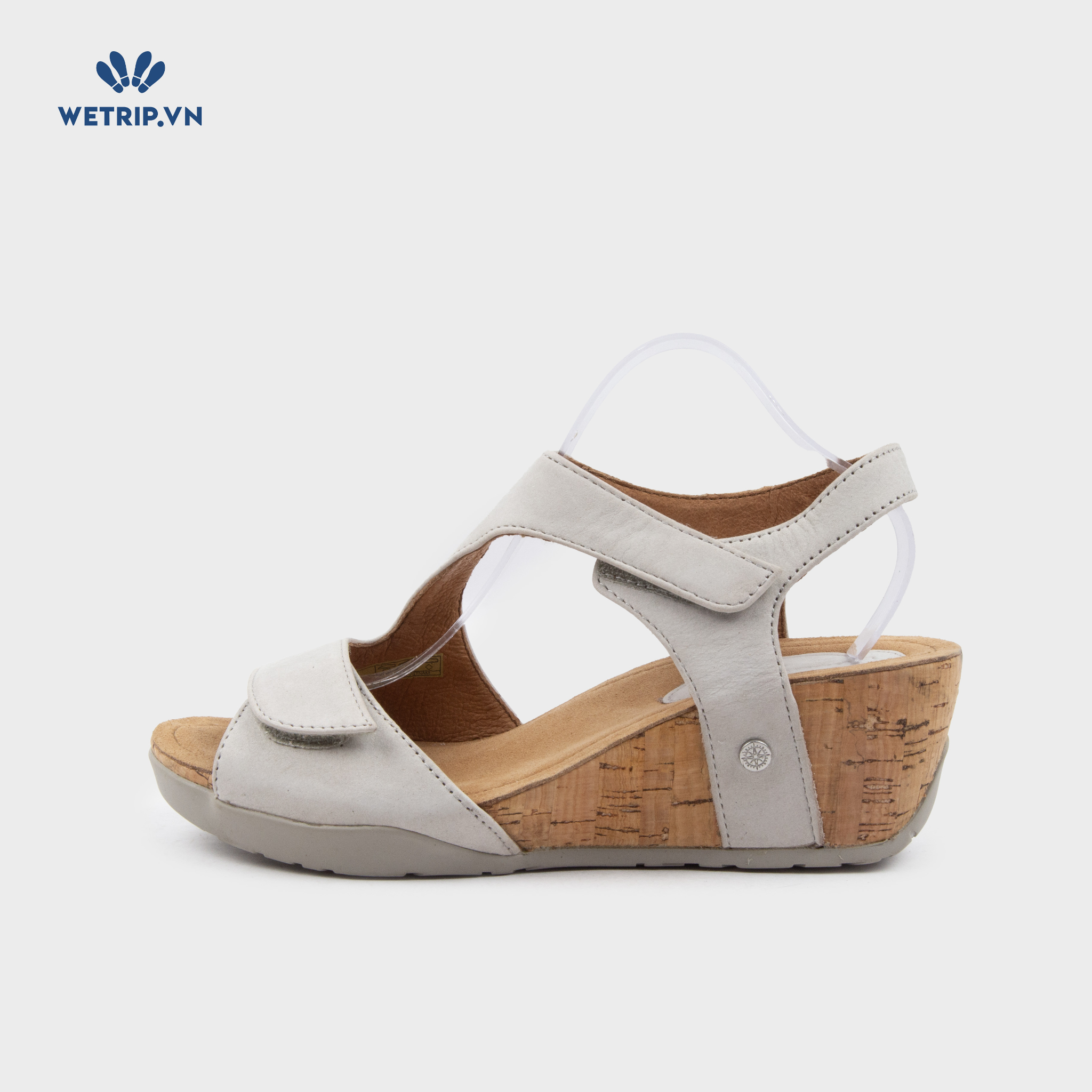 Sandal Xuồng Bussola (Ghi da lộn) Mã SDX-BSL-121-H