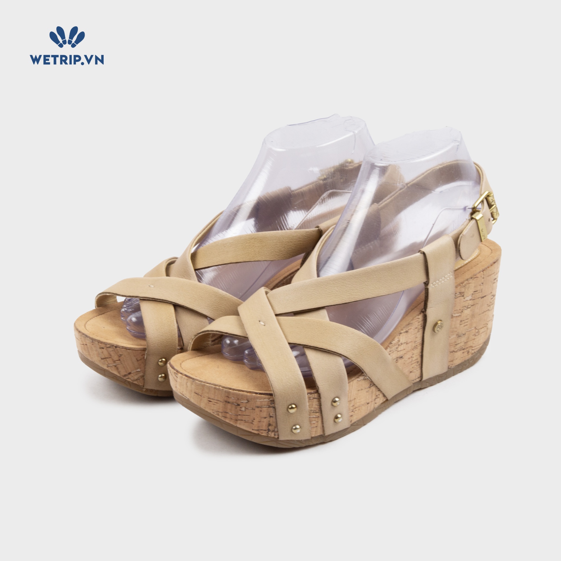 Sandal Xuồng Bussola (Quai nâu lì nhạt) Mã SDX-BSL-132-D2