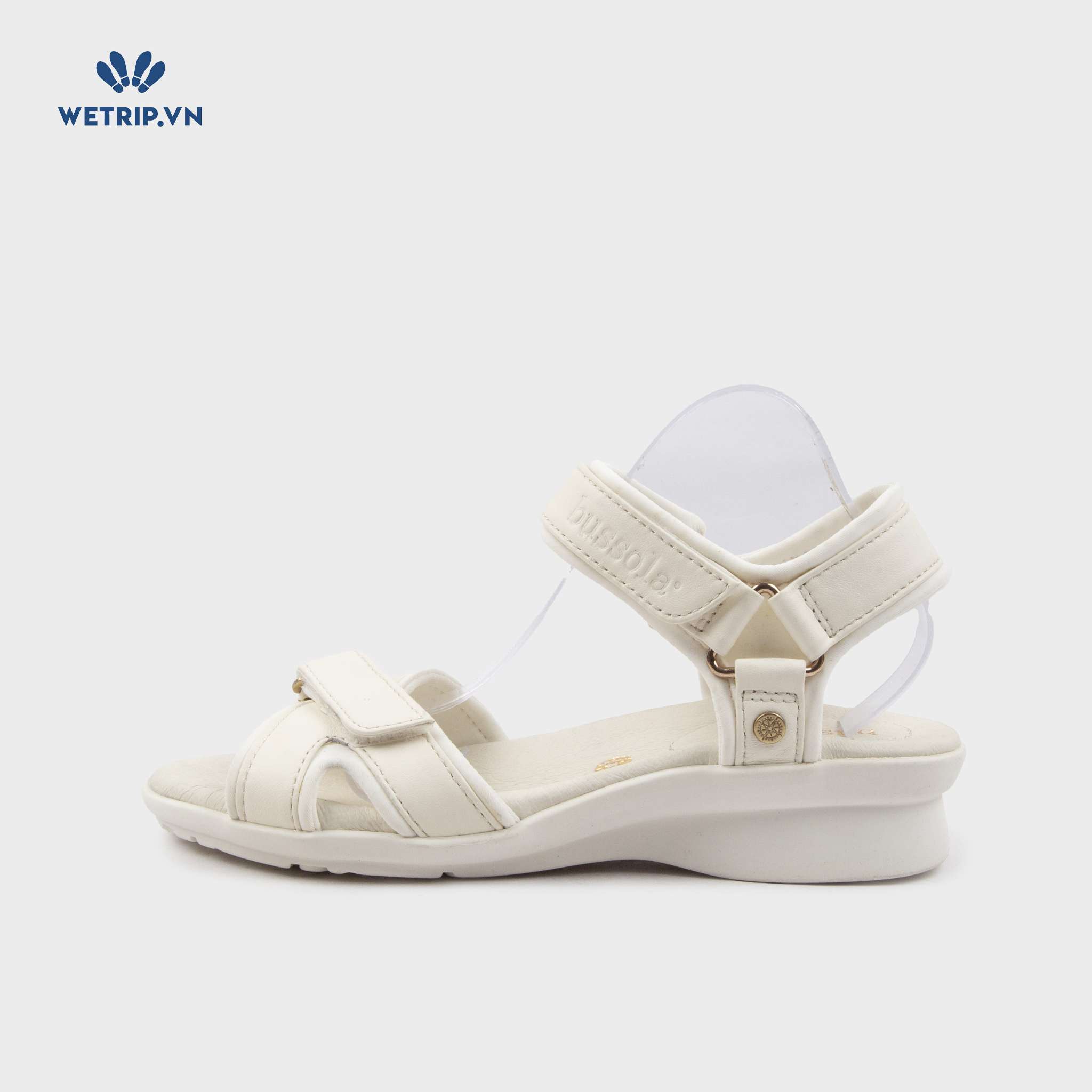 Sandal Xuồng Bussola (Kem) Mã SDX-BSL-126-D