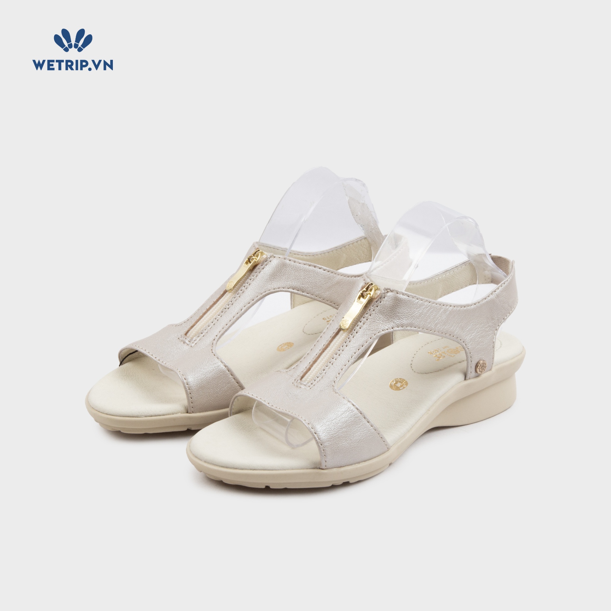 Sandal Xuồng Bussola (Kem) Mã SDX-BSL-131-B