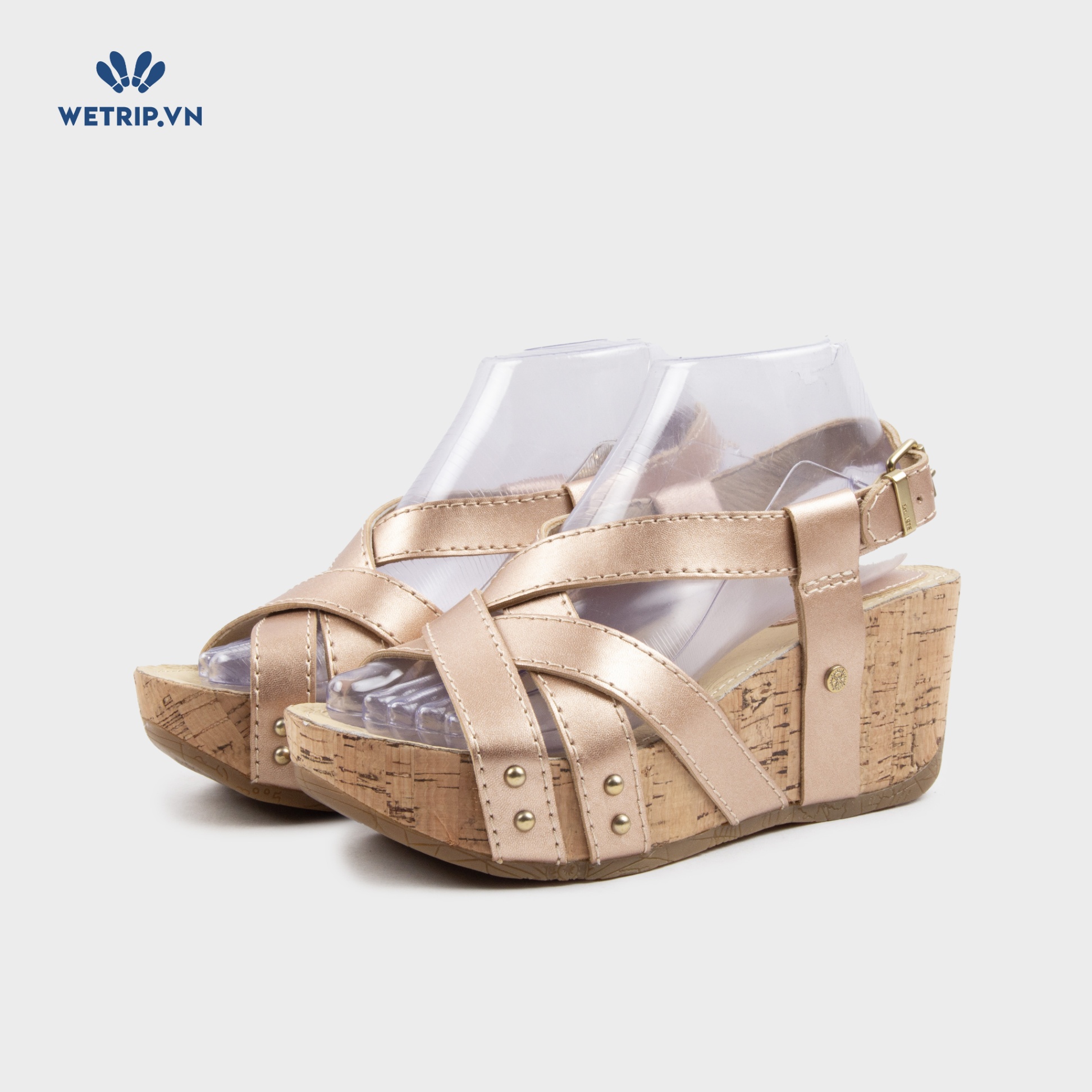 Sandal Xuồng Bussola (Quai ánh hồng) Mã SDX-BSL-132-H