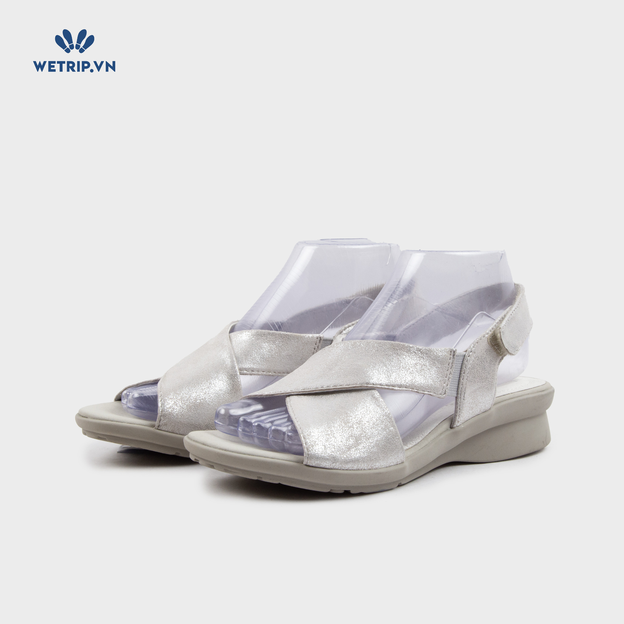 Sandal Xuồng Bussola (Nubuck bạc) Mã SDX-BSL-129-E