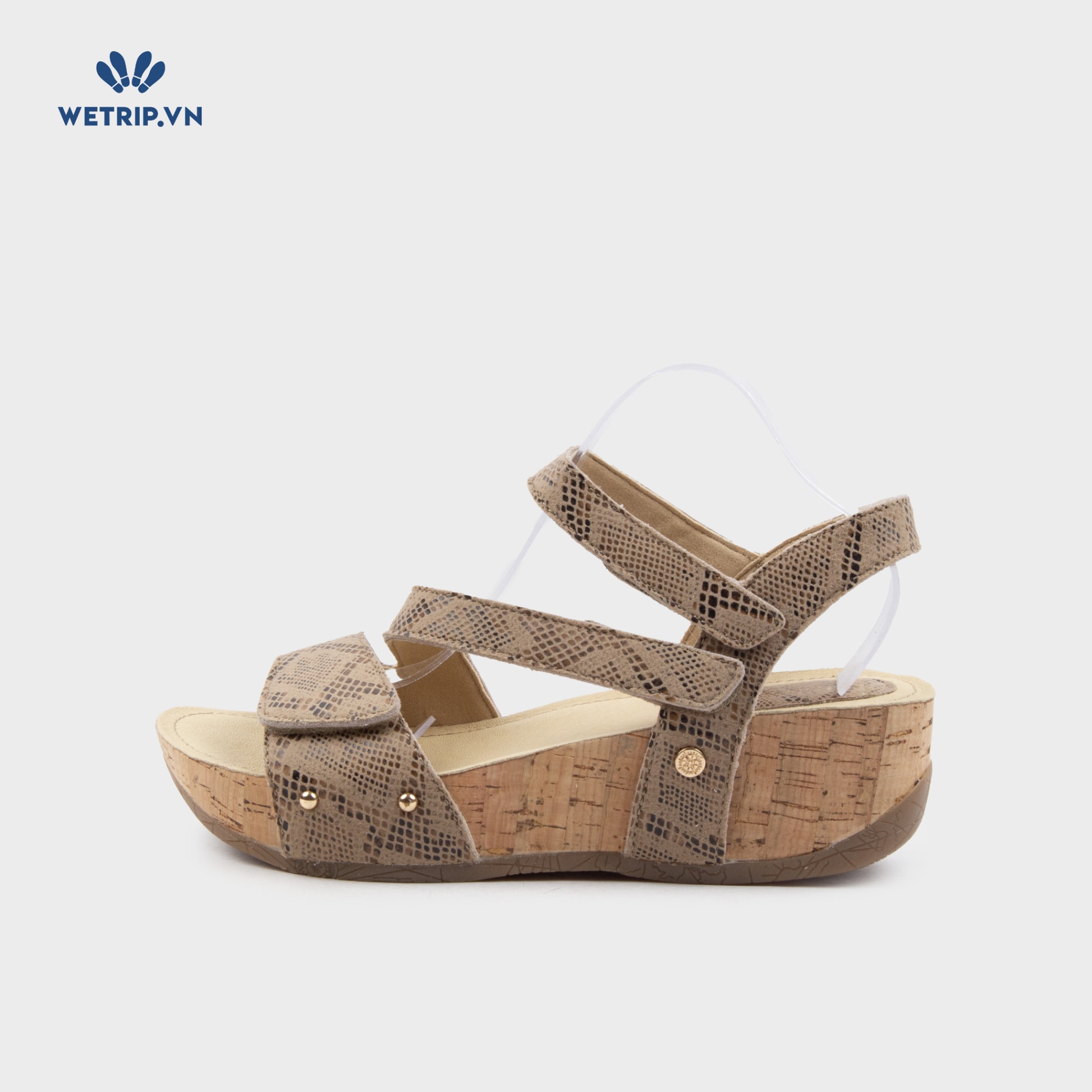 Sandal Xuồng Bussola (Nâu da rắn) Mã SDX-BSL-122-C