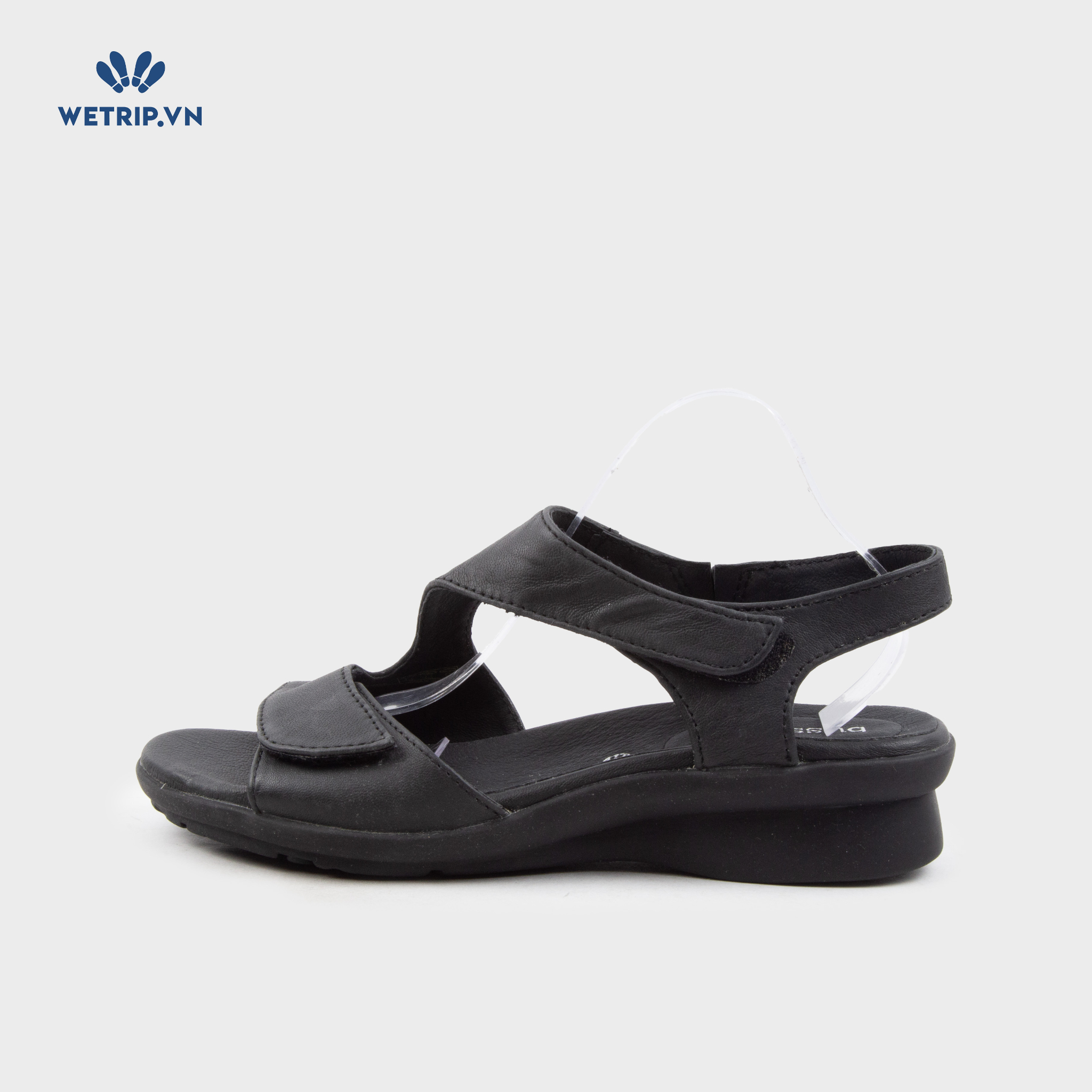 Sandal Xuồng Bussola (Đen trơn) Mã SDX-BSL-125-A1