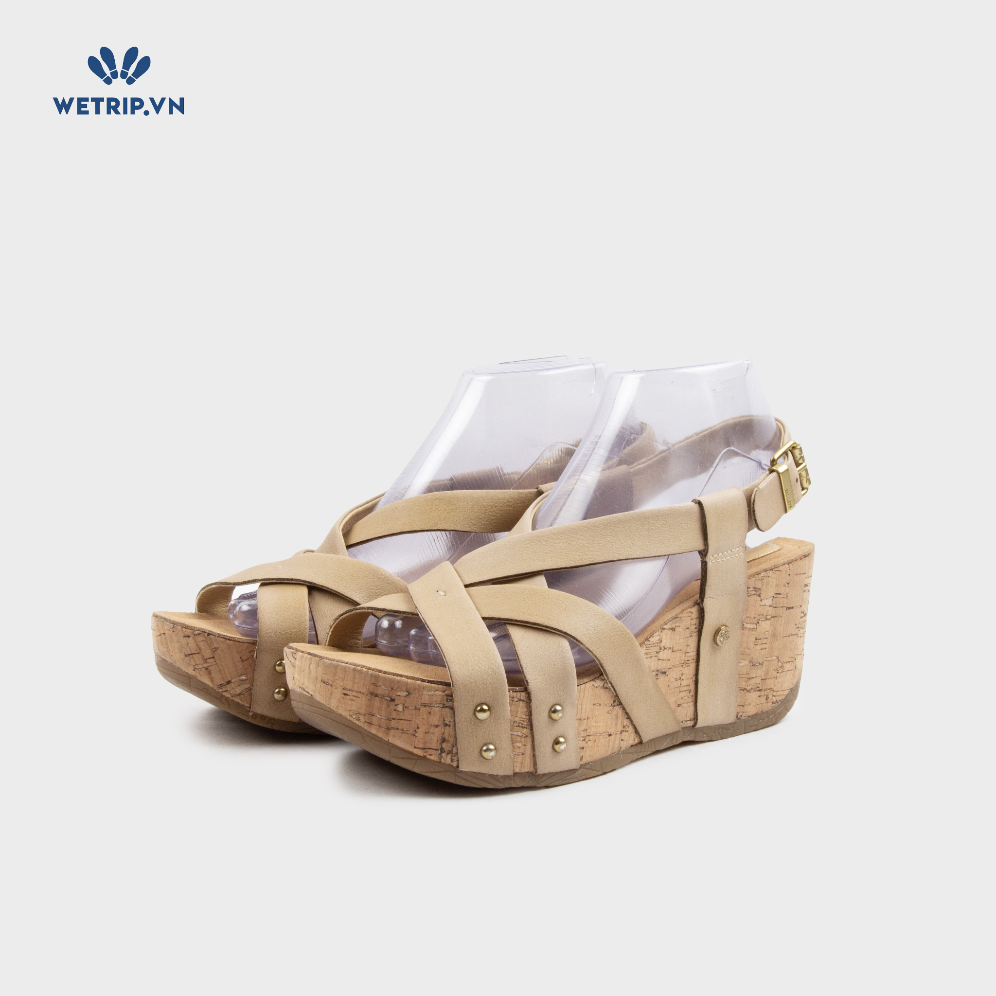 Sandal Xuồng Bussola (Quai nâu lì nhạt) Mã SDX-BSL-132-D2