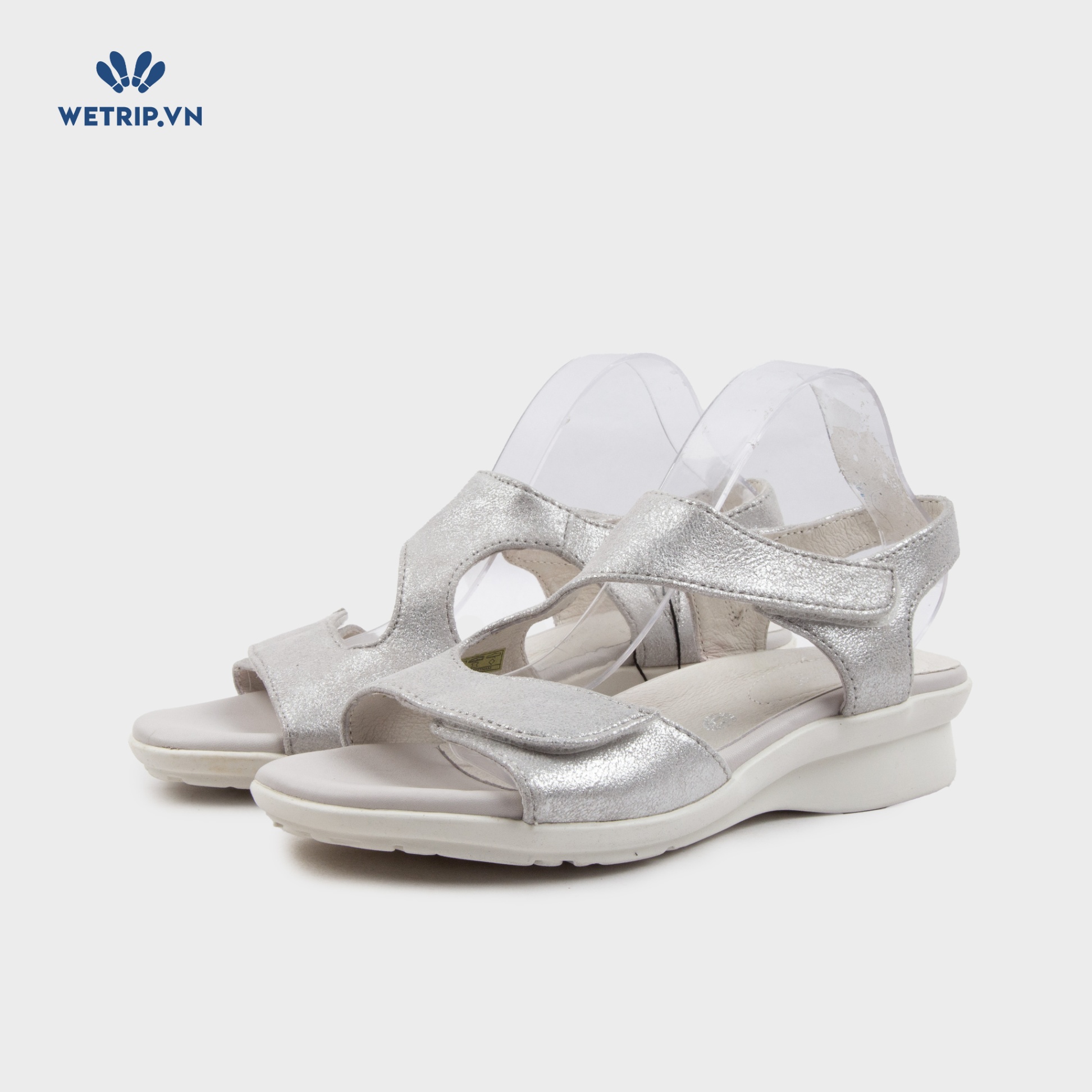 Sandal Xuồng Bussola (Nubuc ghi) Mã SDX-BSL-125-C