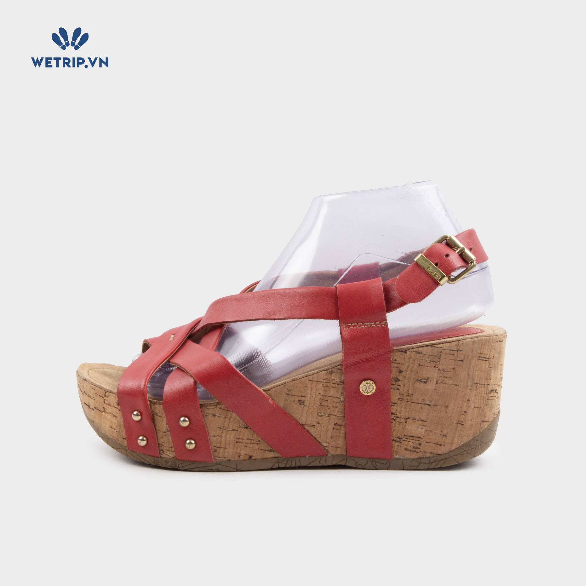 Sandal Xuồng Bussola (Quai đỏ) Mã SDX-BSL-132-G