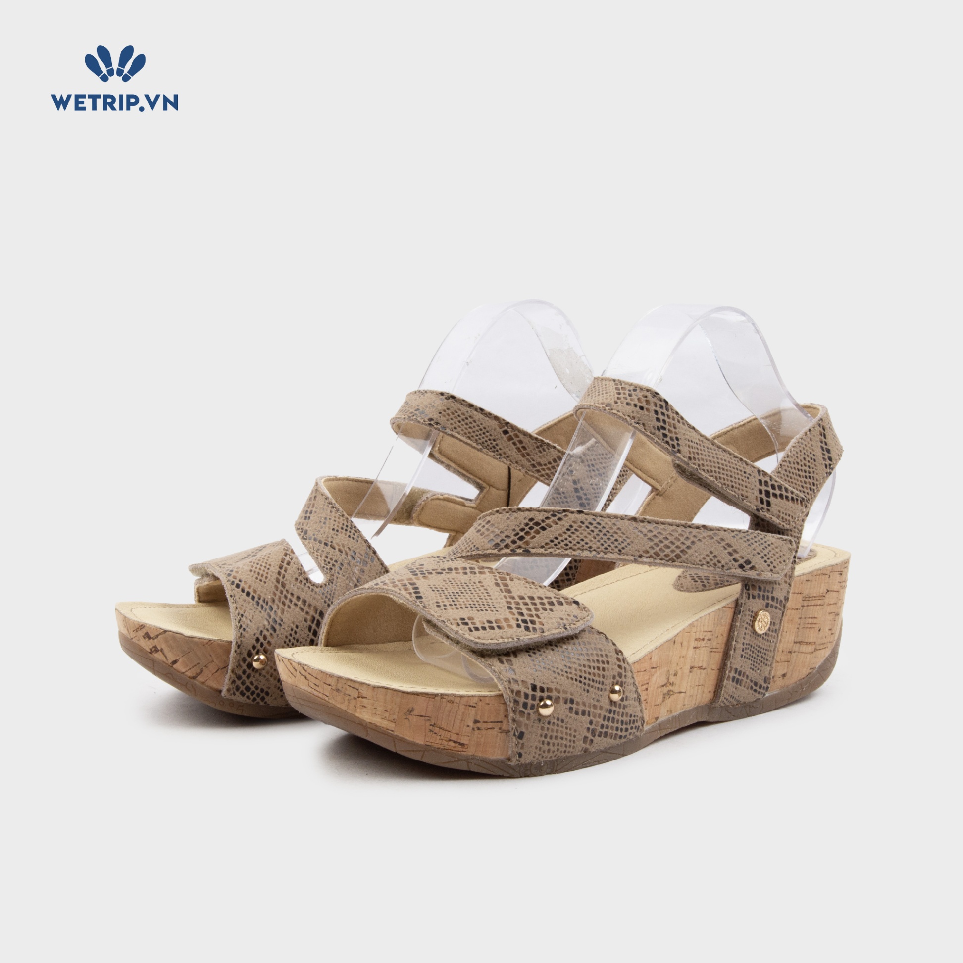 Sandal Xuồng Bussola (Nâu da rắn) Mã SDX-BSL-122-C
