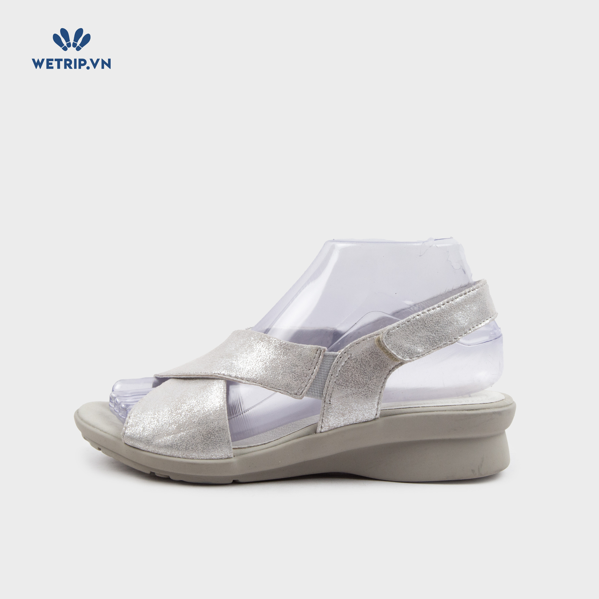 Sandal Xuồng Bussola (Nubuck bạc) Mã SDX-BSL-129-E