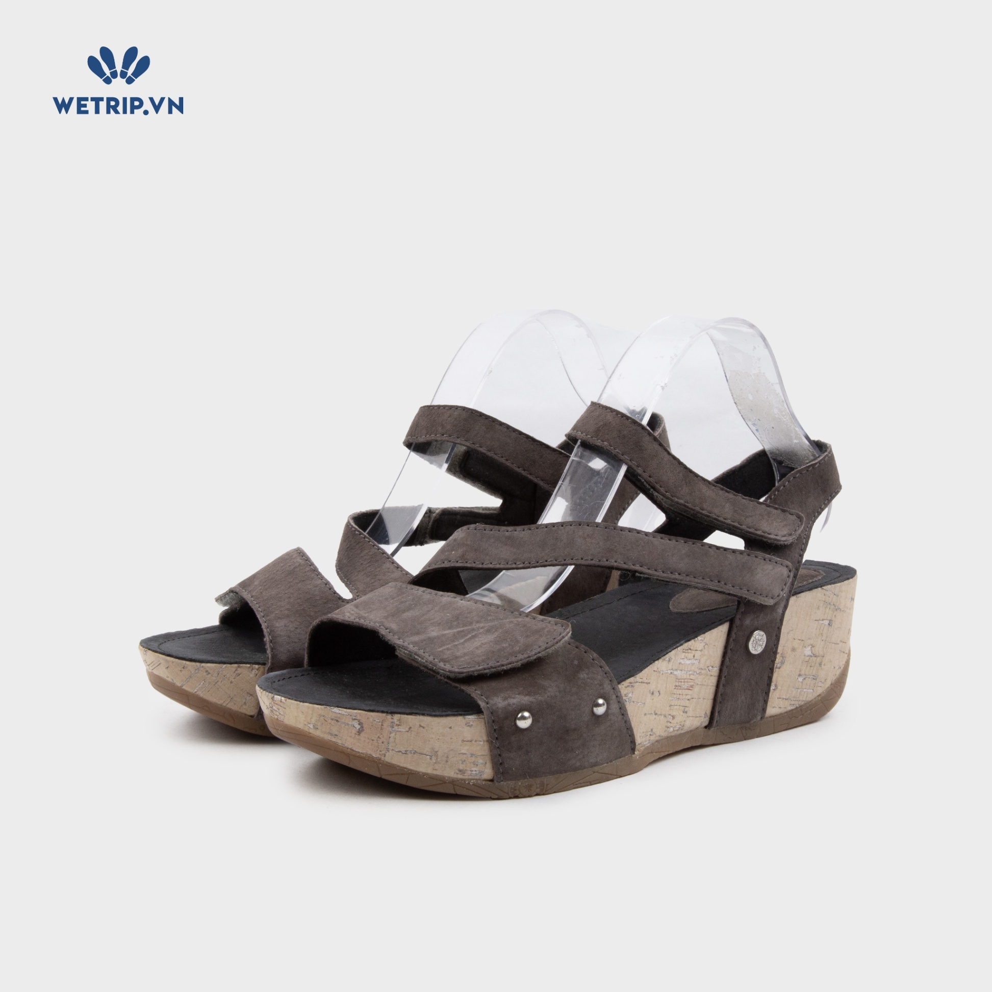 Sandal Xuồng Bussola (Nâu ghi) Mã SDX-BSL-122-B