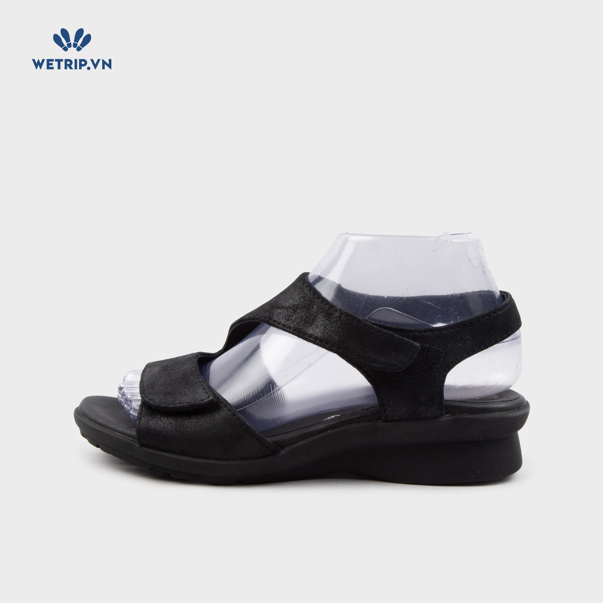 Sandal Xuồng Bussola (Nubuc Đen) Mã SDX-BSL-125-A
