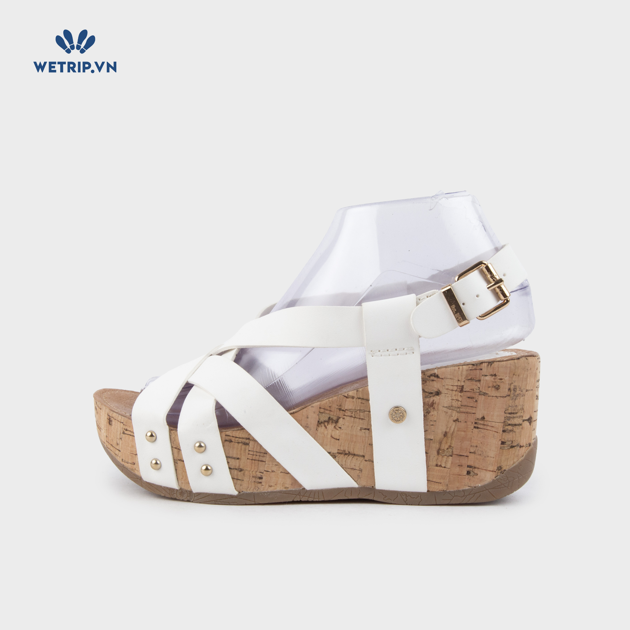 Sandal Xuồng Bussola (Quai trắng) Mã SDX-BSL-132-J