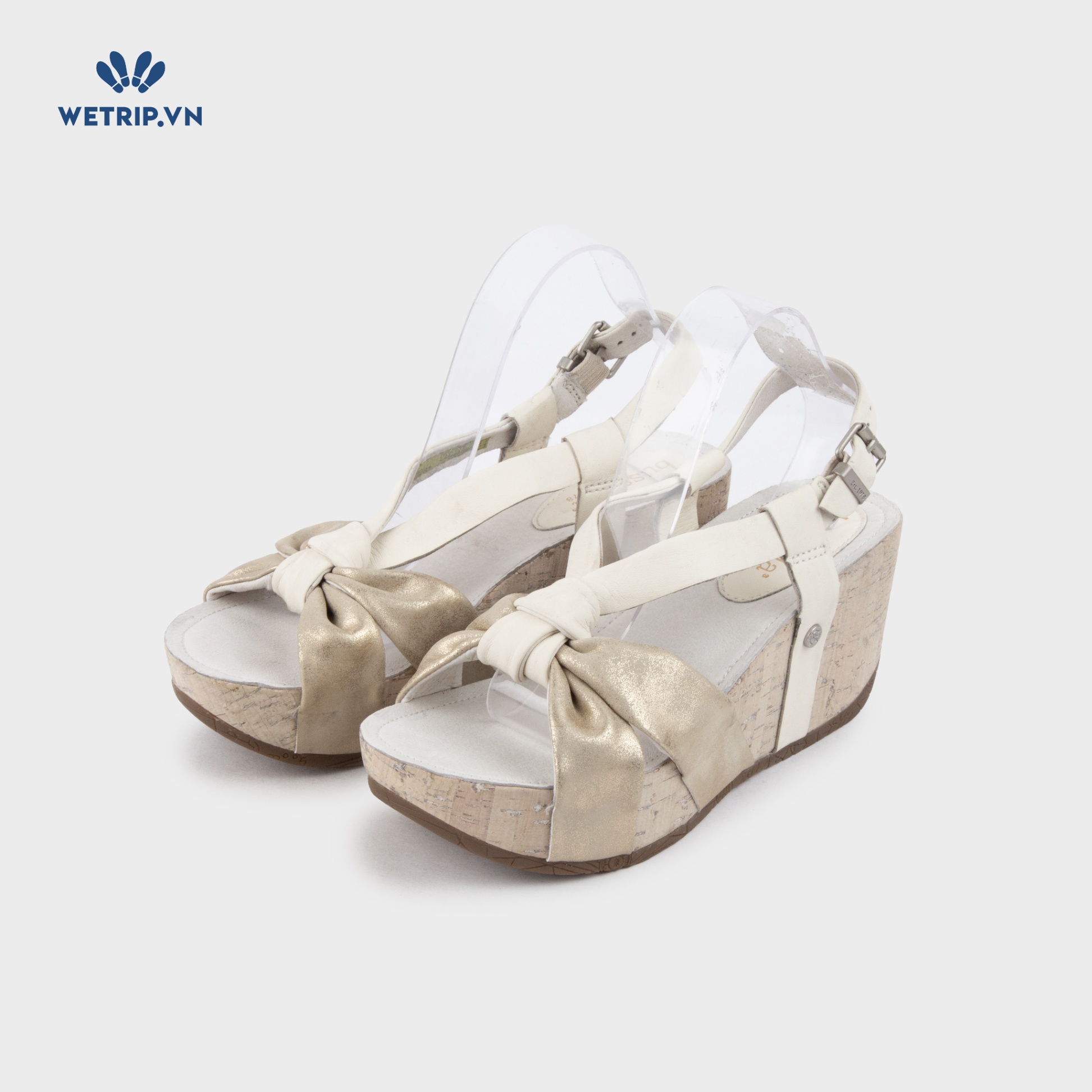 Sandal Xuồng Bussola (Ánh vàng pha be) Mã SDX-BSL-136-C