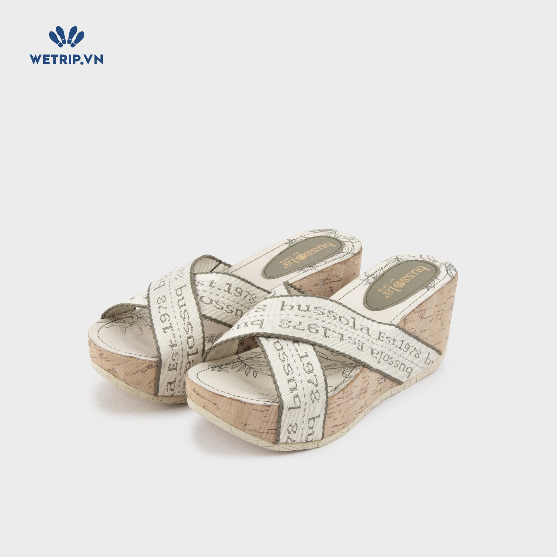 Sandal Xuồng Bussola (Kem) Mã SDX-BSL-139-A