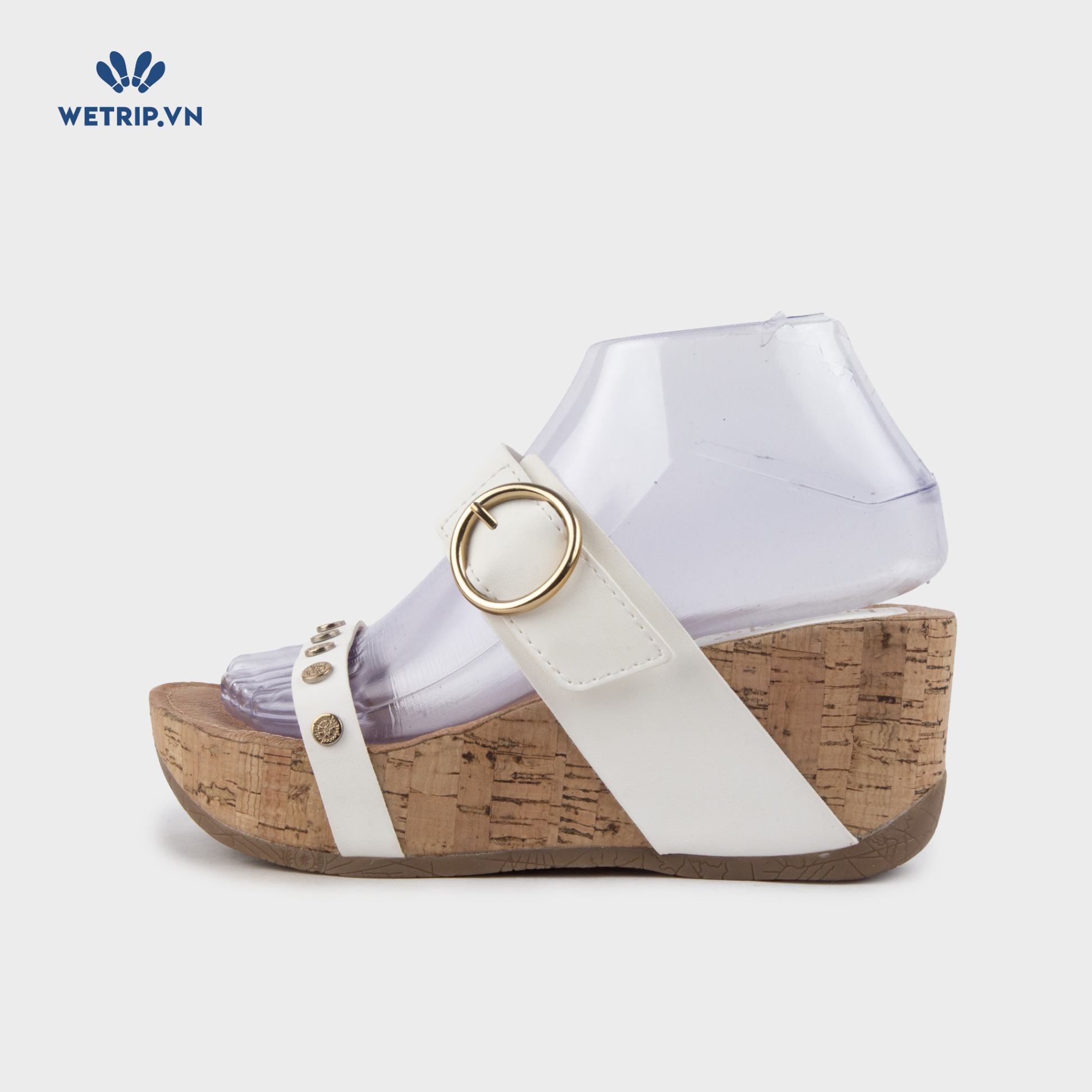 Sandal Xuồng Bussola (Quai trắng) Mã SDX-BSL-137-C1