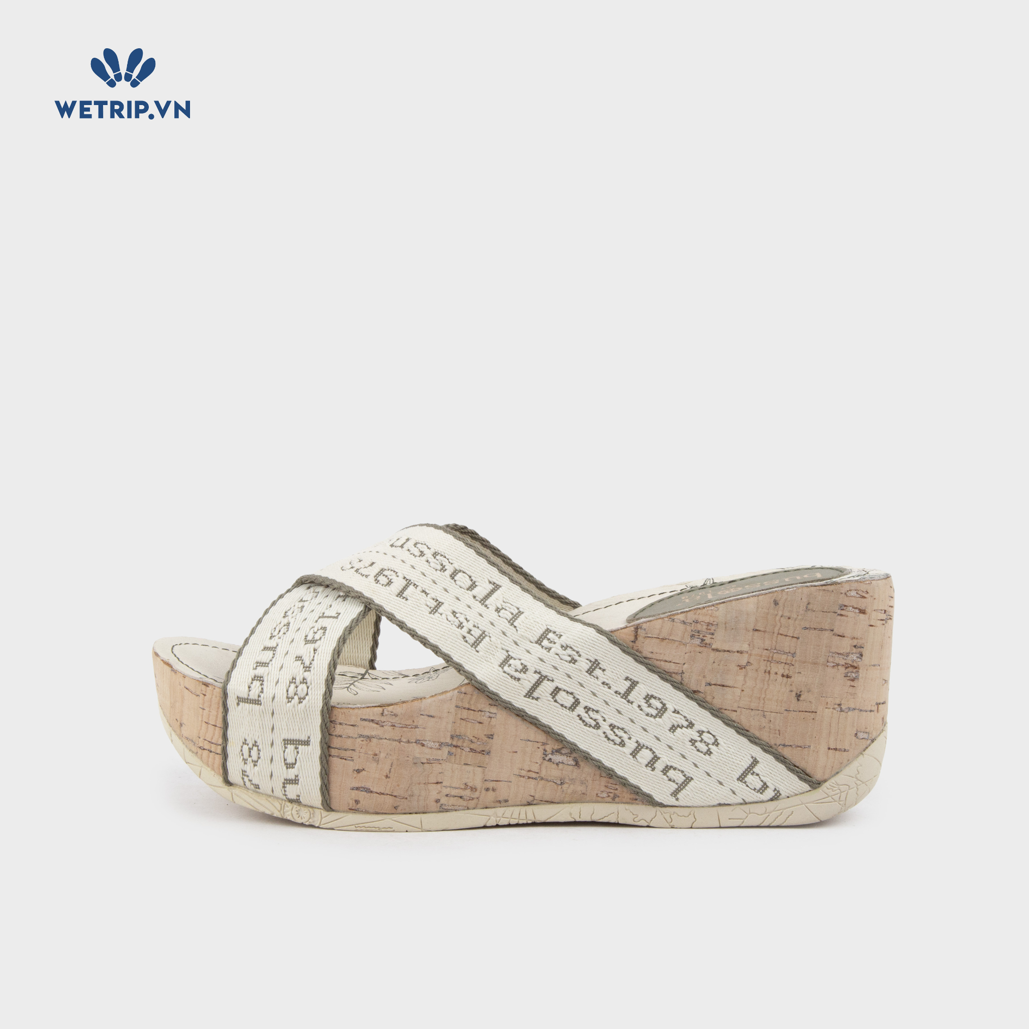 Sandal Xuồng Bussola (Kem) Mã SDX-BSL-139-A