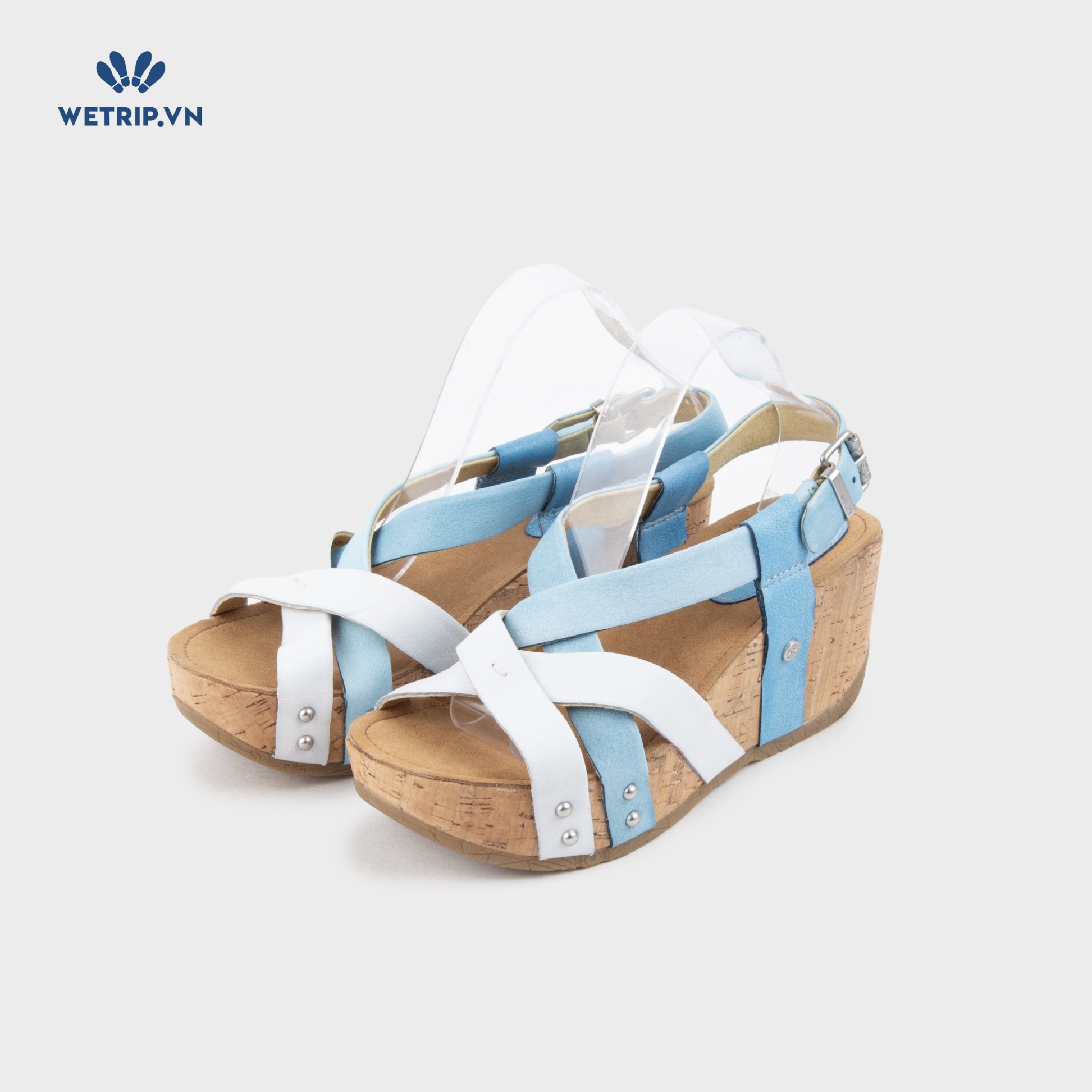 Sandal Xuồng Bussola (Quai xanh dương pha trắng) Mã SDX-BSL-132-I