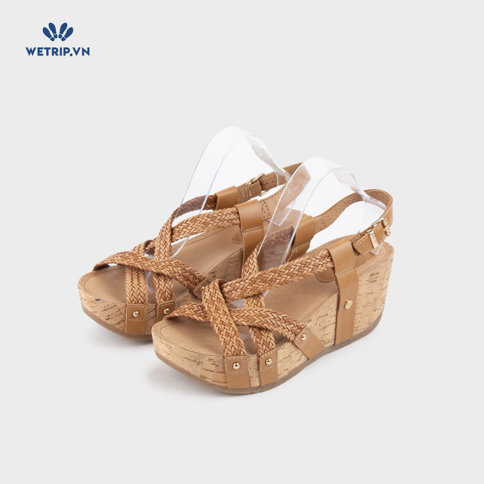 Sandal Xuồng Bussola (Cói nâu pha nâu) Mã SDX-BSL-133-C