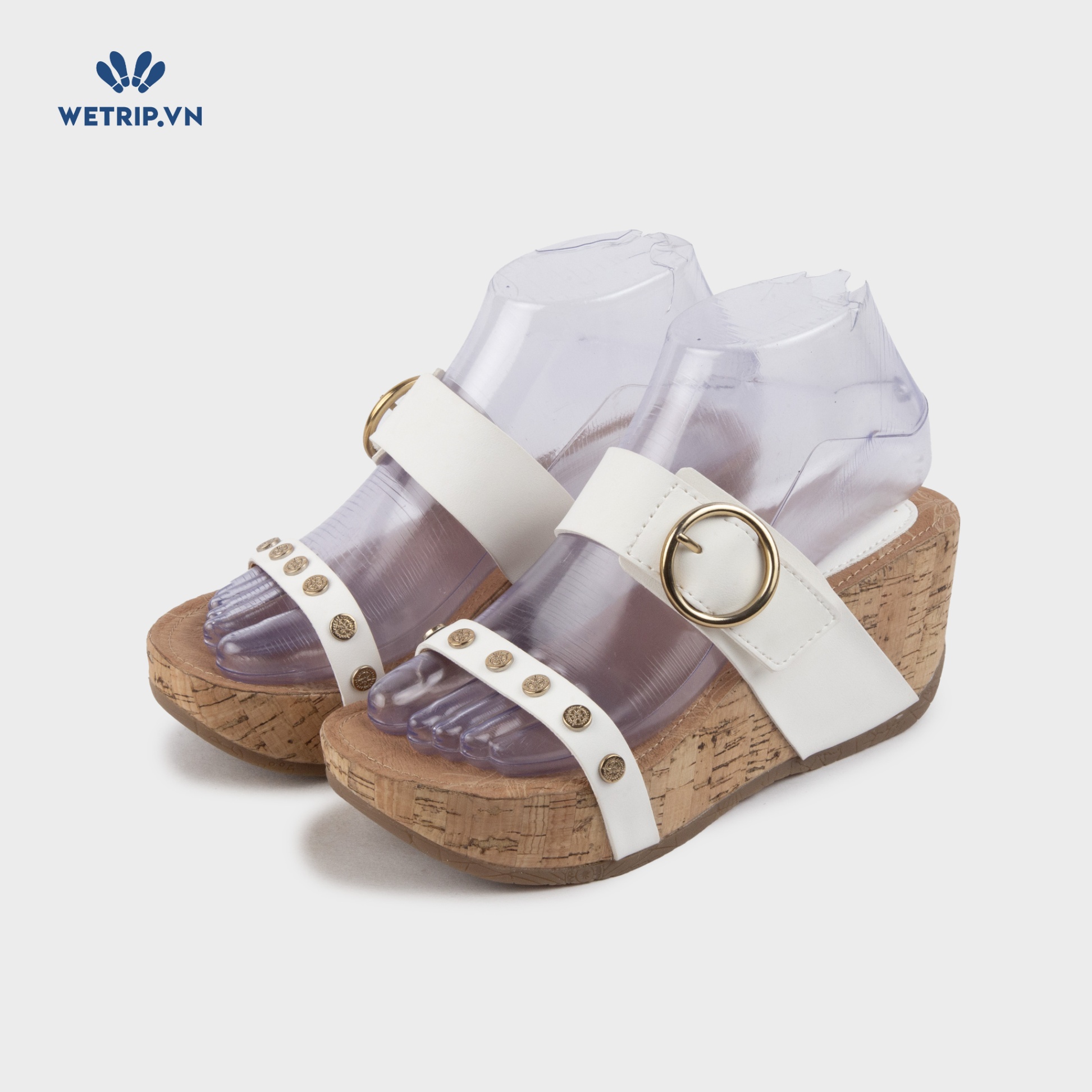 Sandal Xuồng Bussola (Quai trắng) Mã SDX-BSL-137-C1