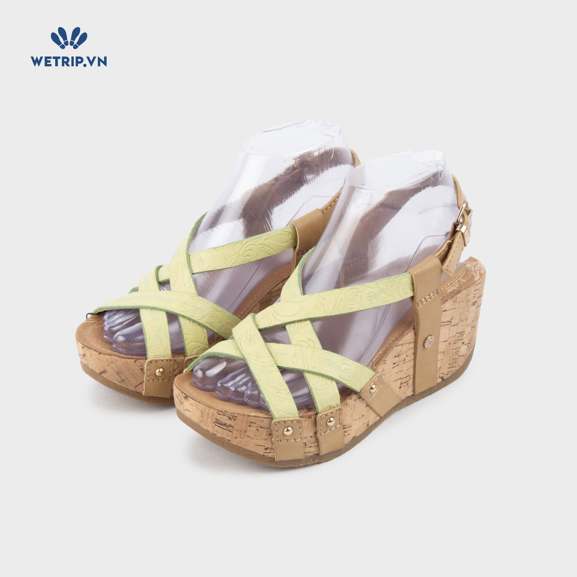 Sandal Xuồng Bussola (Quai xanh cốm nhạt) Mã SDX-BSL-133-H1
