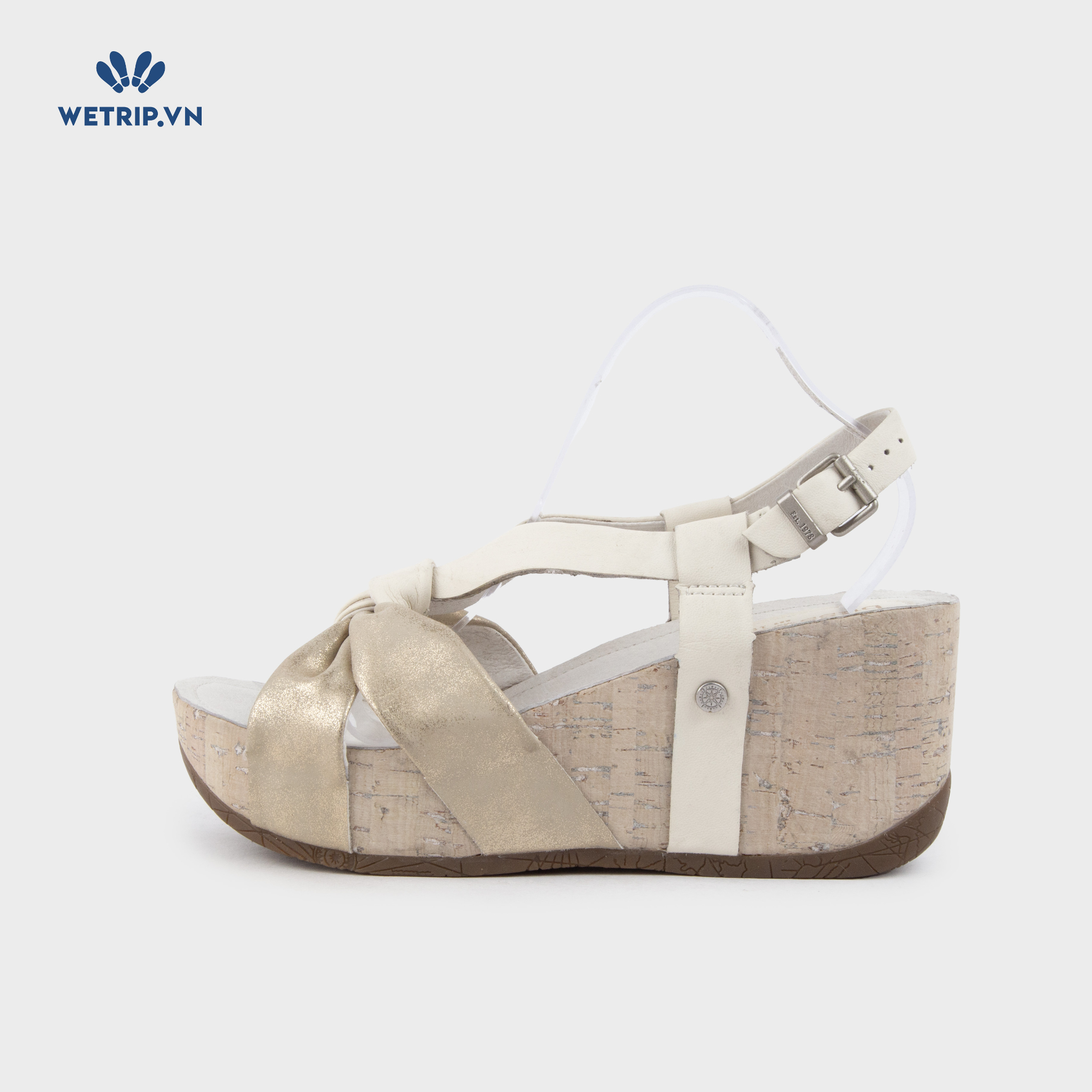 Sandal Xuồng Bussola (Ánh vàng pha be) Mã SDX-BSL-136-C