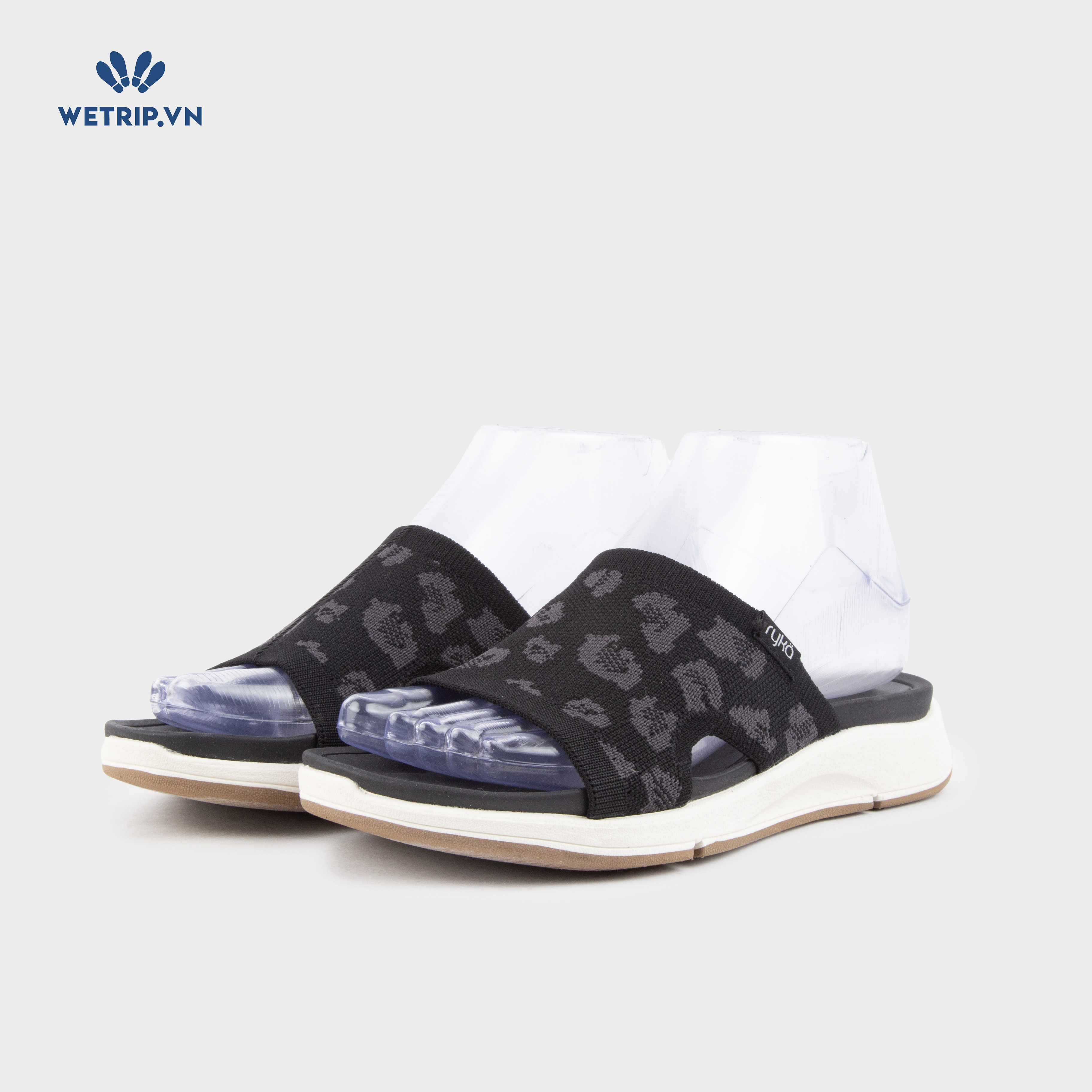Sandal RYKA (Đen họa tiết) Mã SD-RYKA-001-D1