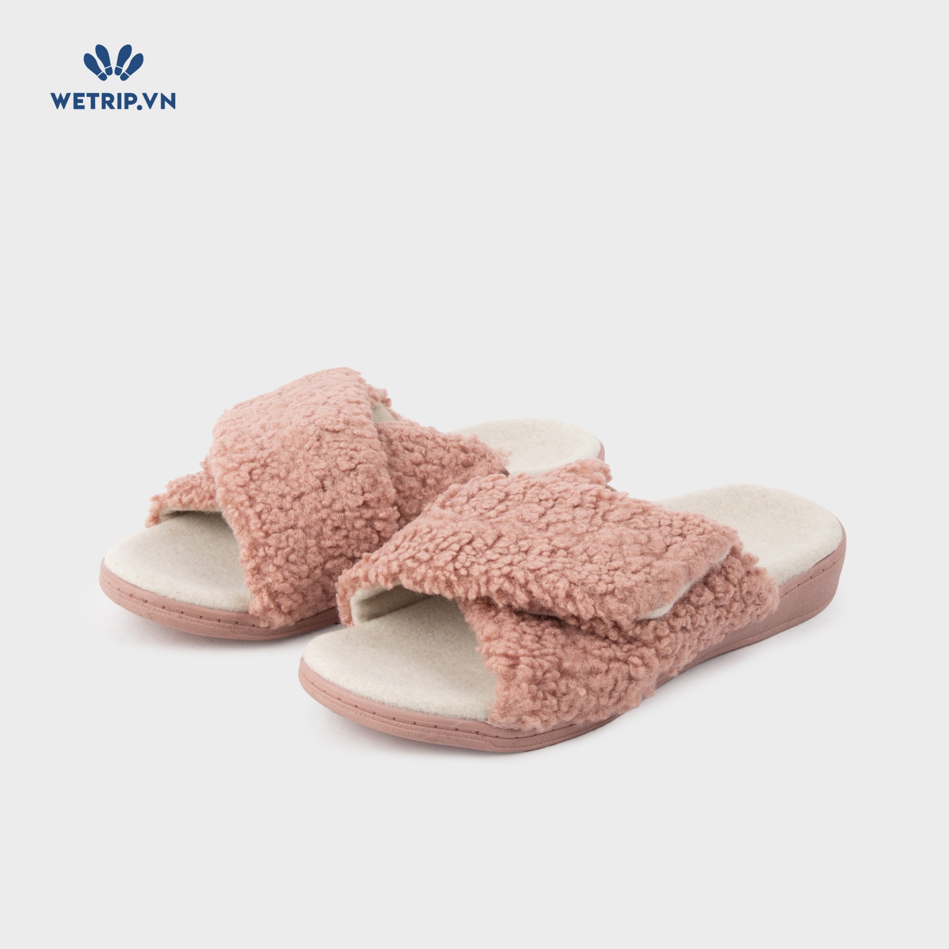 Sandal Vionic (Hồng phấn - lông ) Mã SD-VINIC-016-C