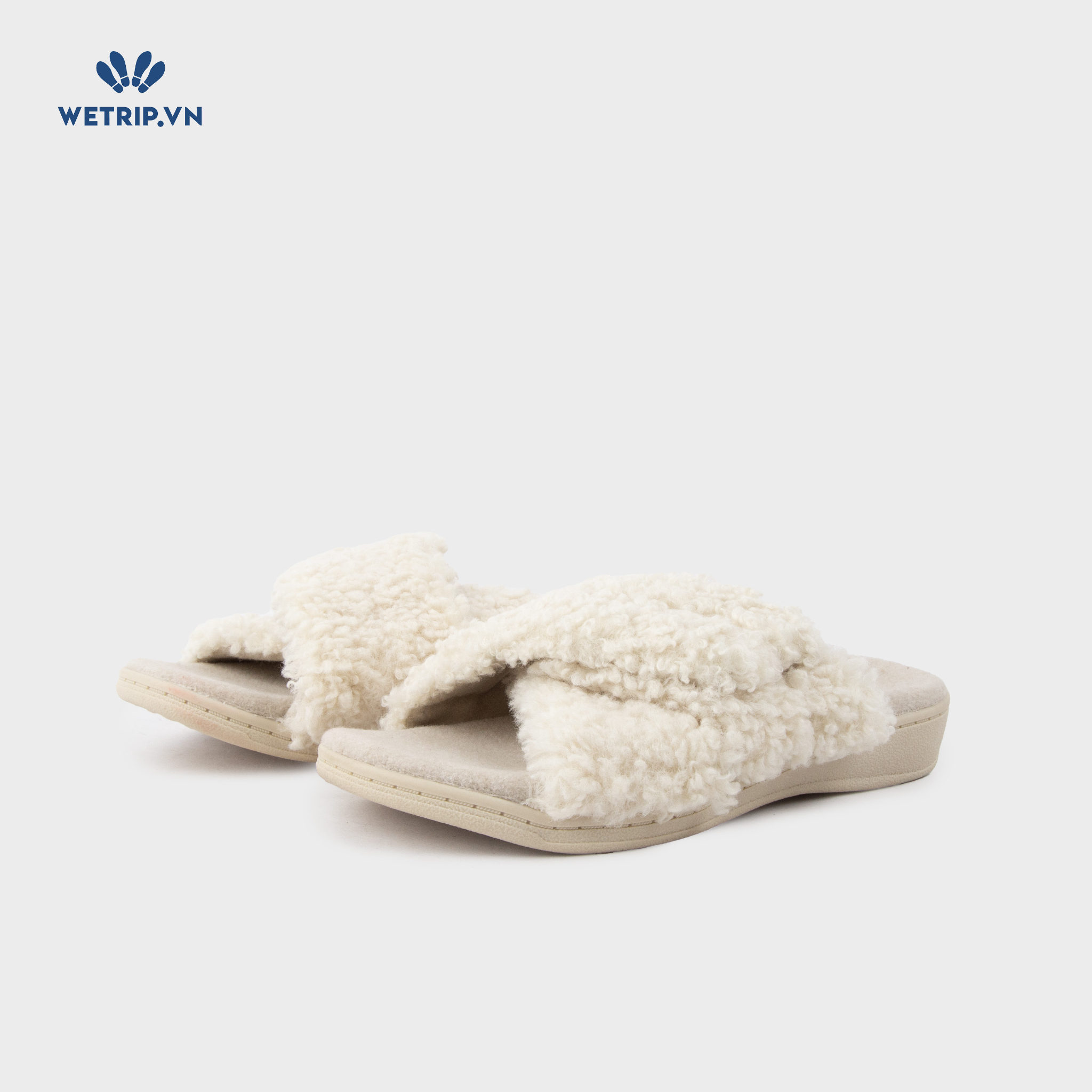 Sandal Vionic (Kem - lông) Mã SD-VINIC-016-A