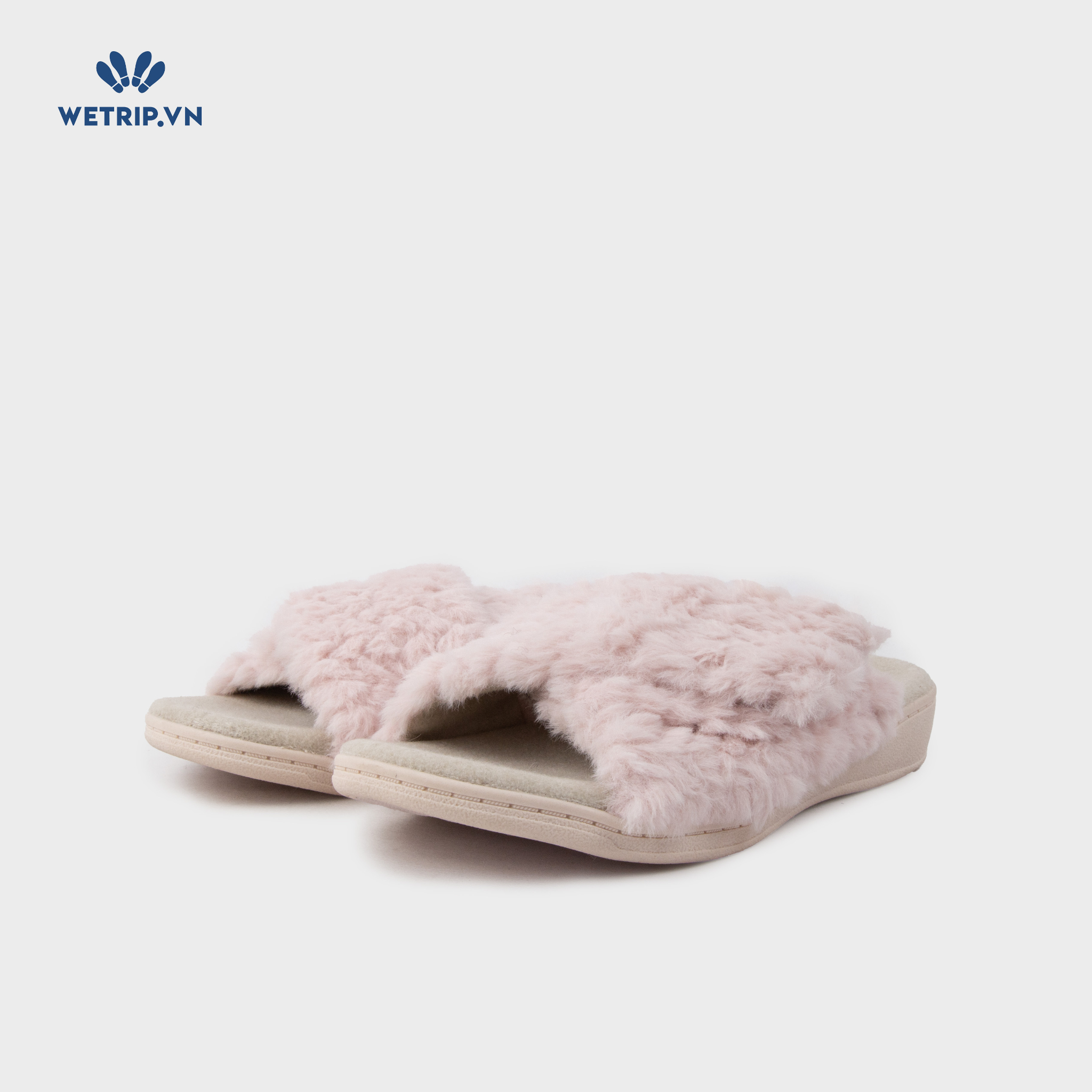Sandal Vionic (Hồng nhạt - lông ) Mã SD-VINIC-017-B