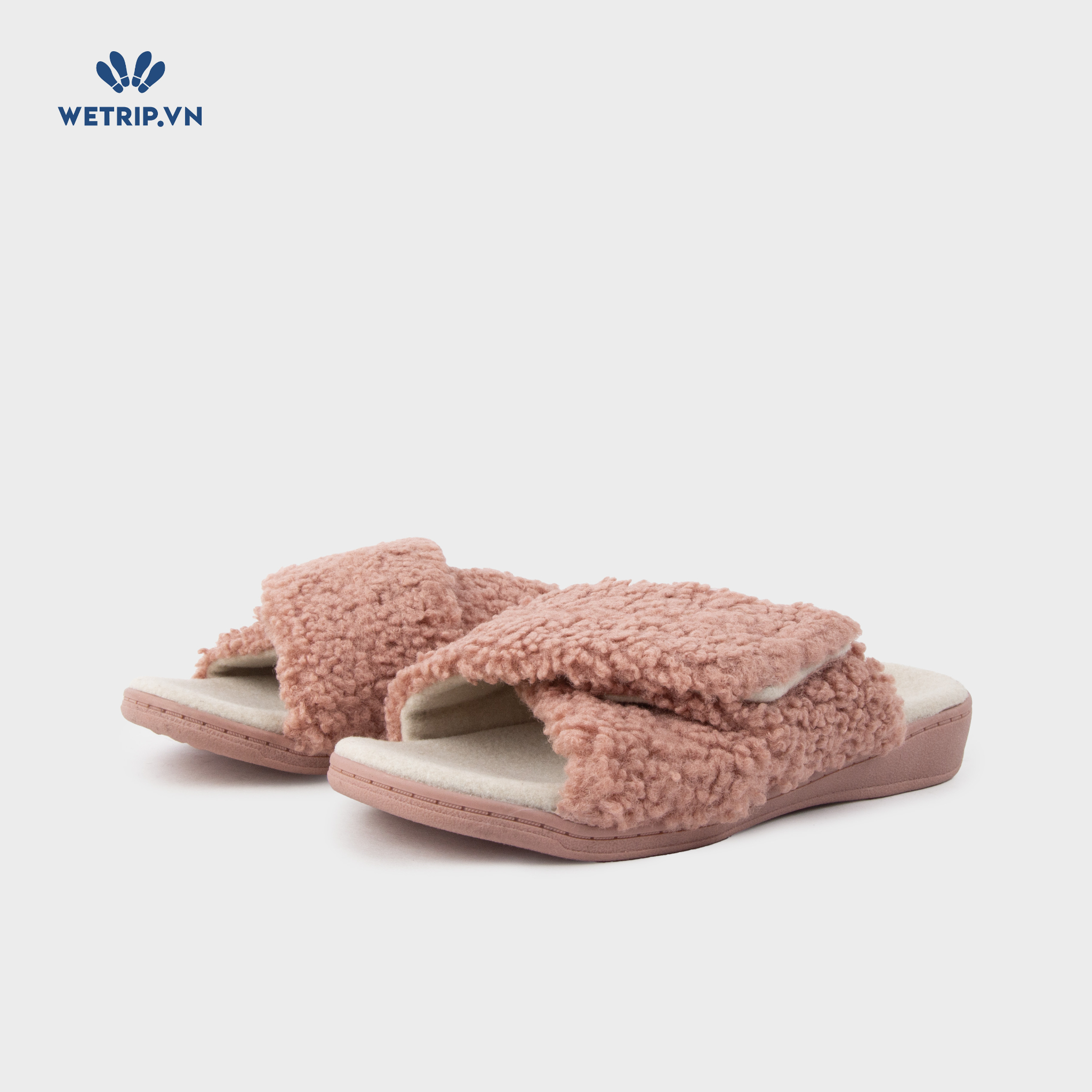 Sandal Vionic (Hồng phấn - lông ) Mã SD-VINIC-016-C