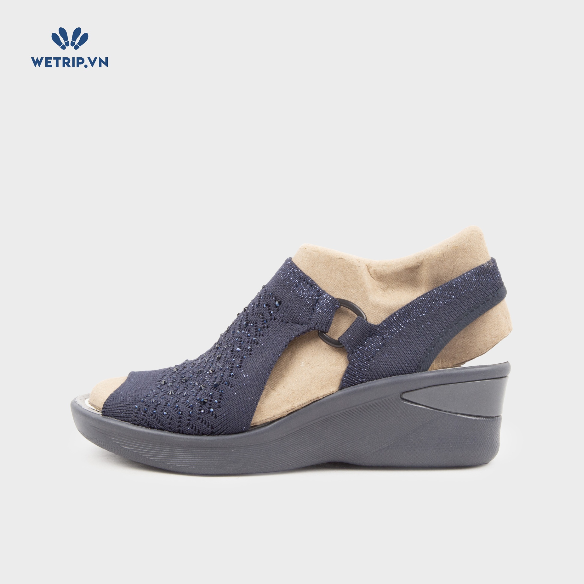 Sandal Xuồng Bzees (Xanh than) Mã SDX-BZE-002-C