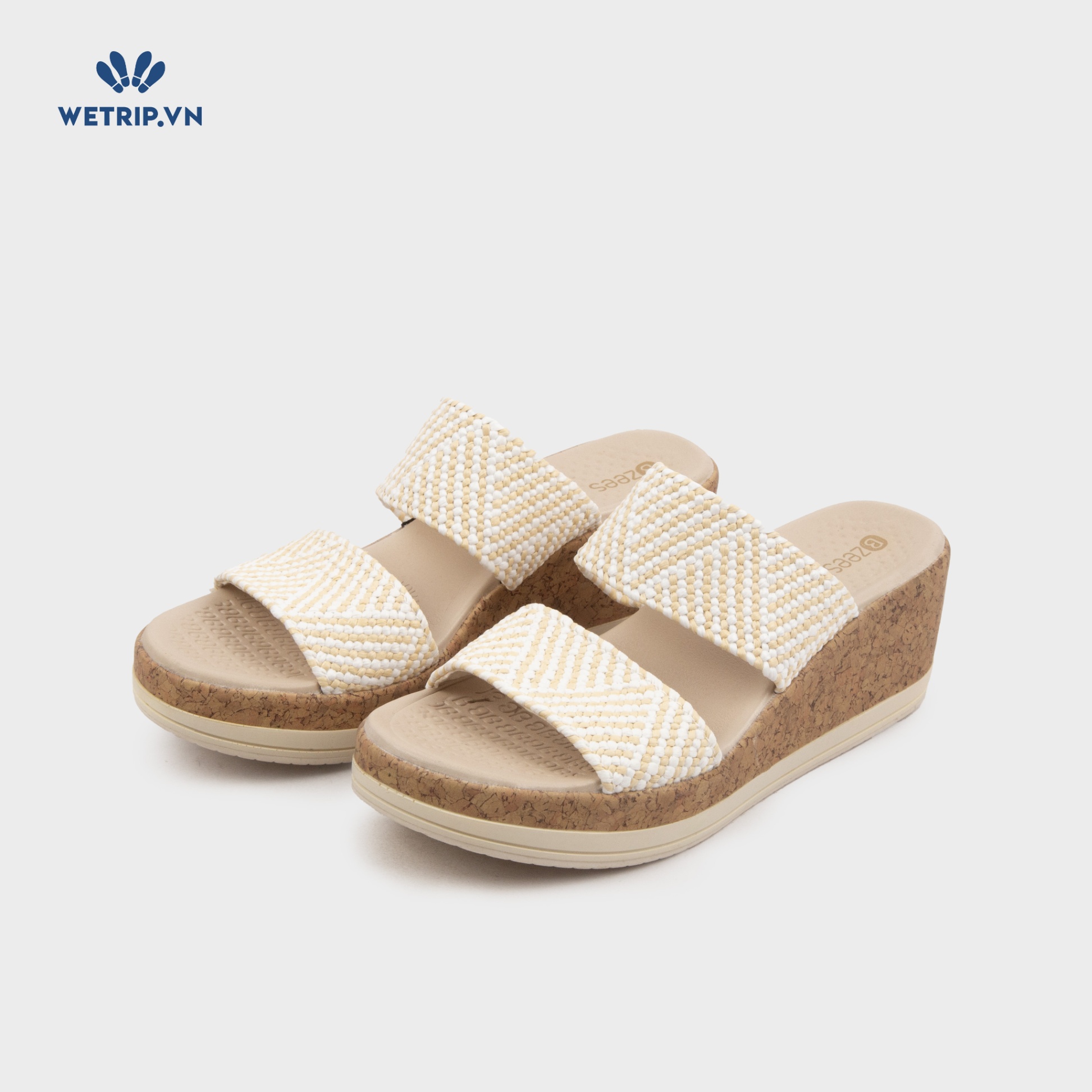 Sandal Xuồng Bzees (Trắng be) Mã SDX-BZE-007-D