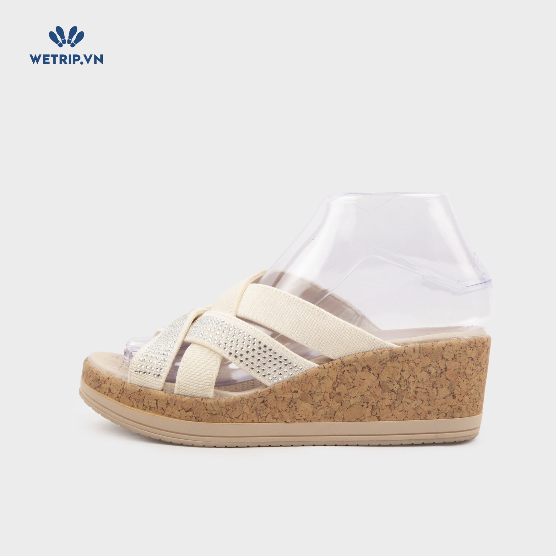 Sandal Xuồng Bzees (Kem) Mã SDX-BZE-005-A