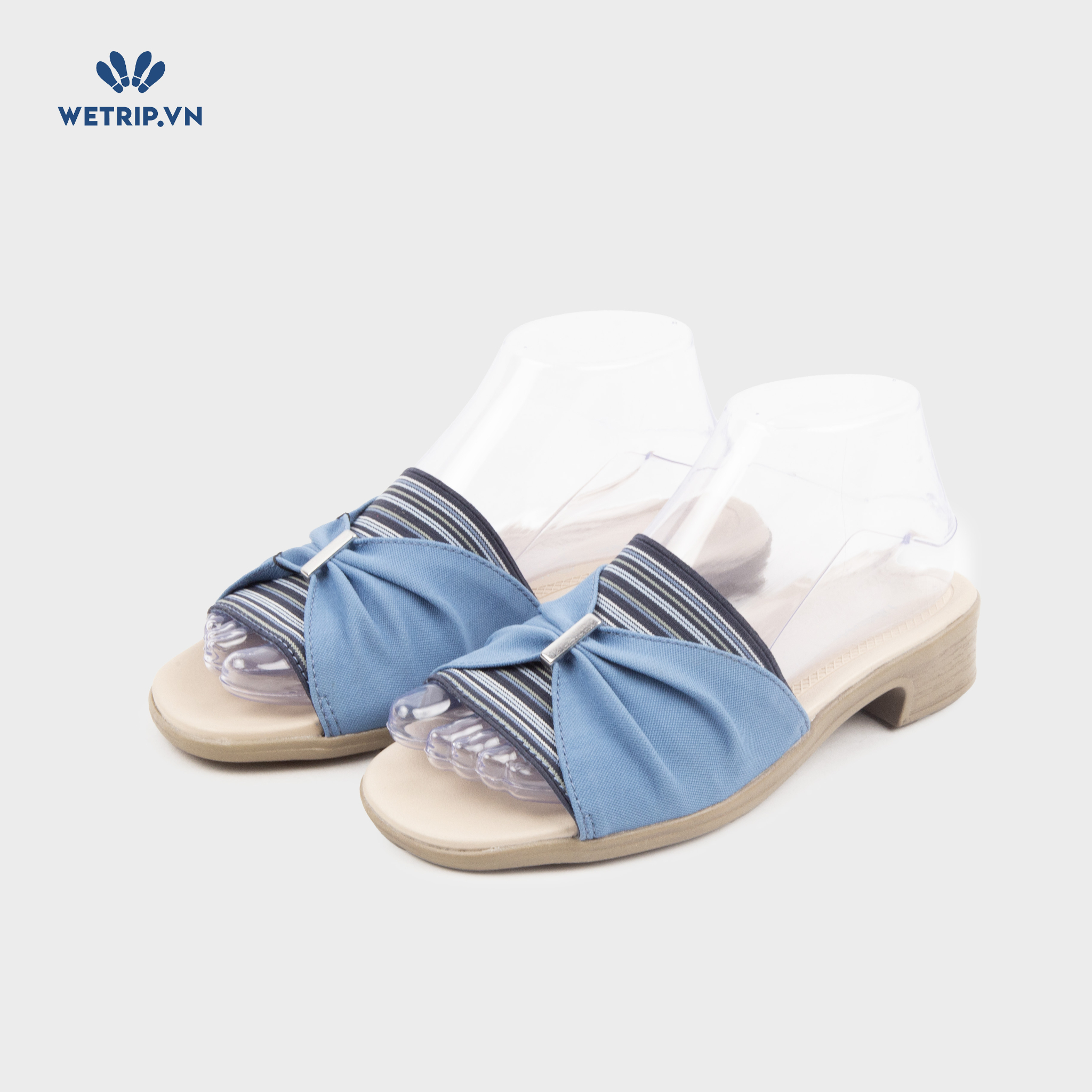 Sandal Cao Gót Bzees (Xanh) Mã SDCG-BZE-004-A