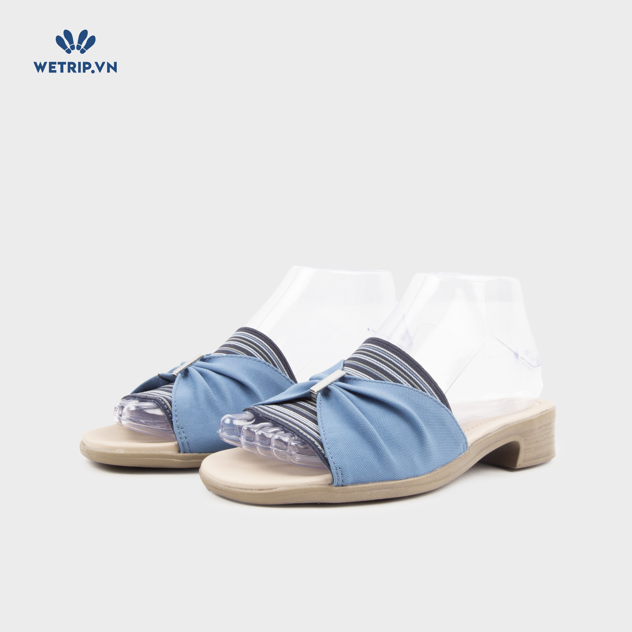 Sandal Cao Gót Bzees (Xanh) Mã SDCG-BZE-004-A