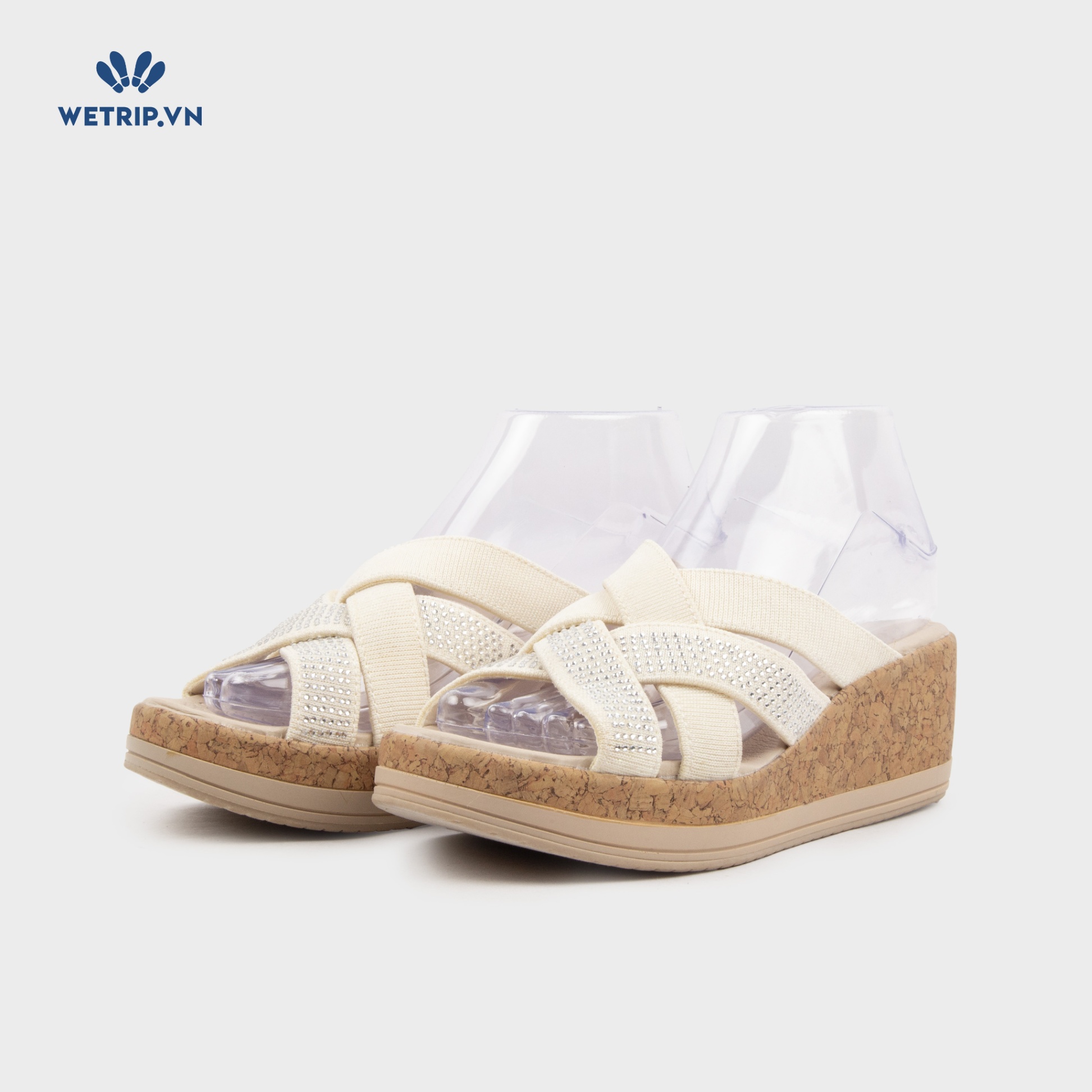 Sandal Xuồng Bzees (Kem) Mã SDX-BZE-005-A