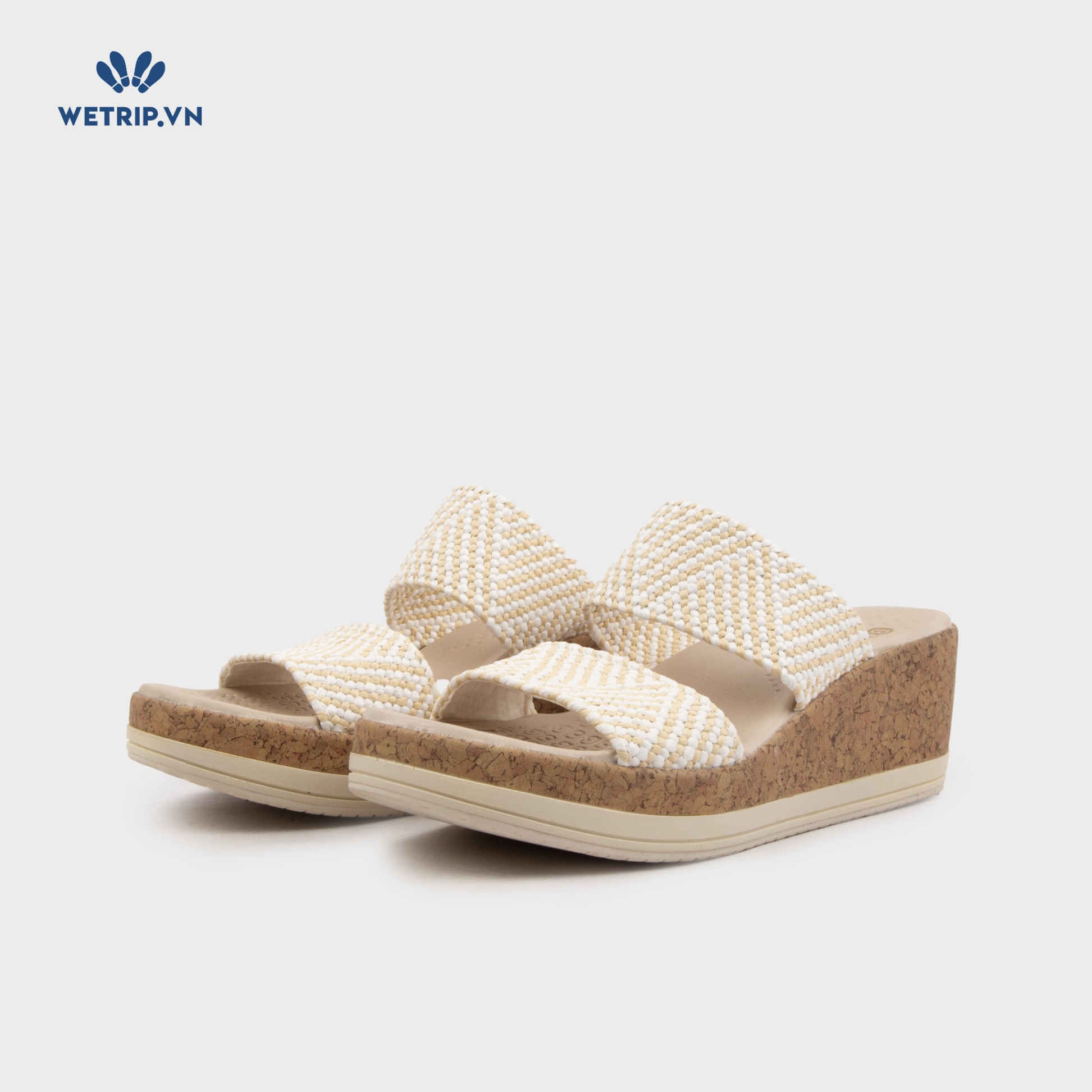 Sandal Xuồng Bzees (Trắng be) Mã SDX-BZE-007-D