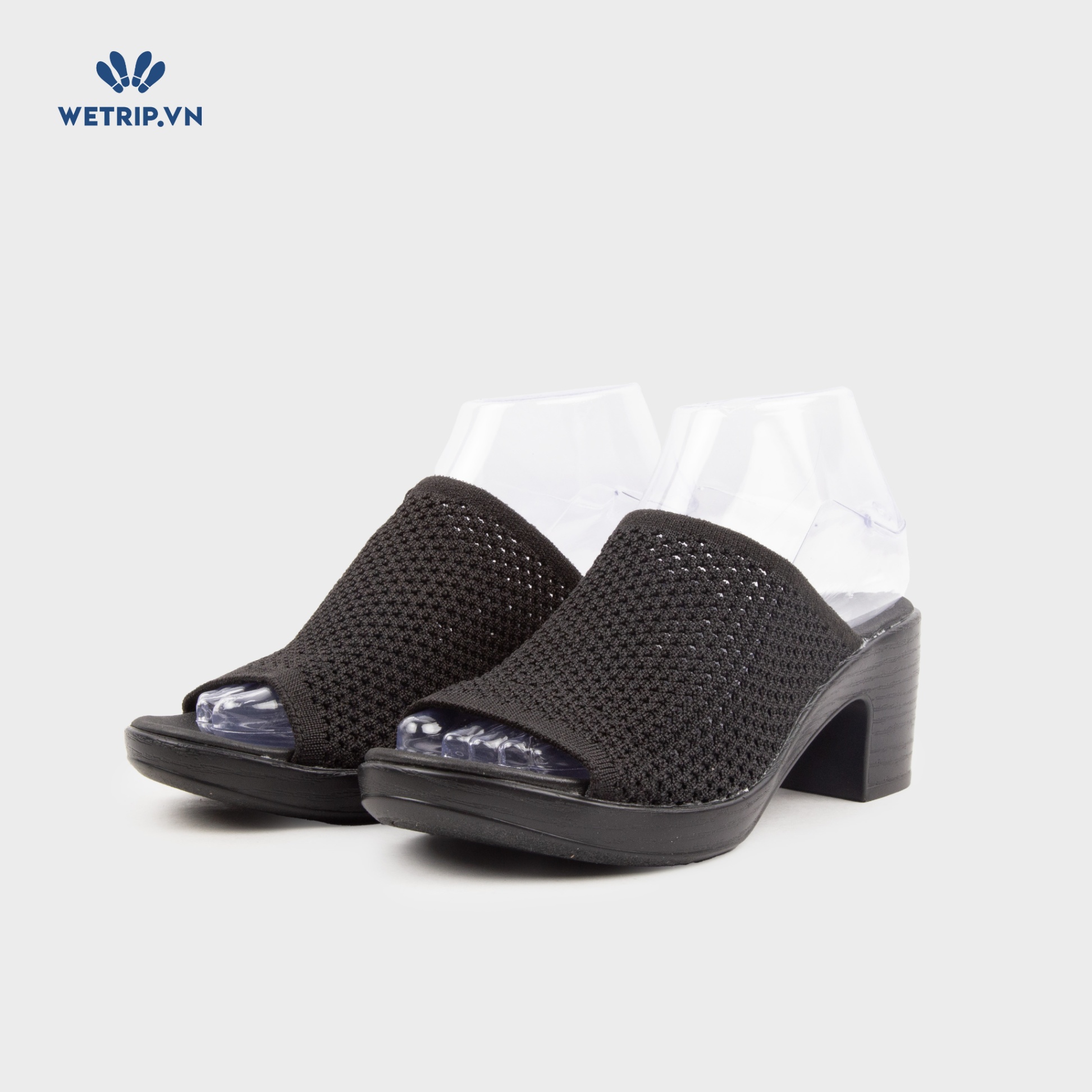 Sandal Cao Gót Bzees (Đen) Mã SDCG-BZE-003-A