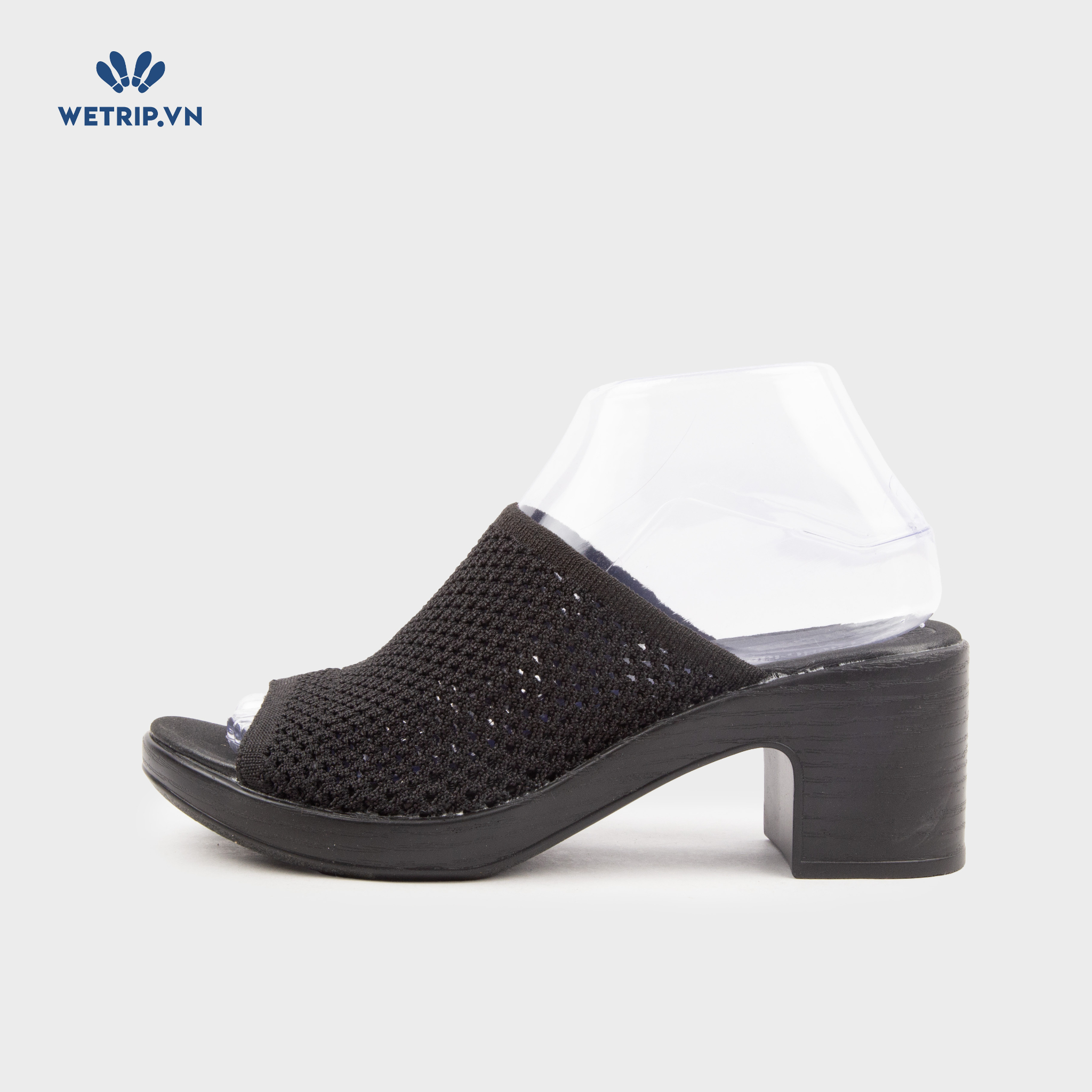 Sandal Cao Gót Bzees (Đen) Mã SDCG-BZE-003-A