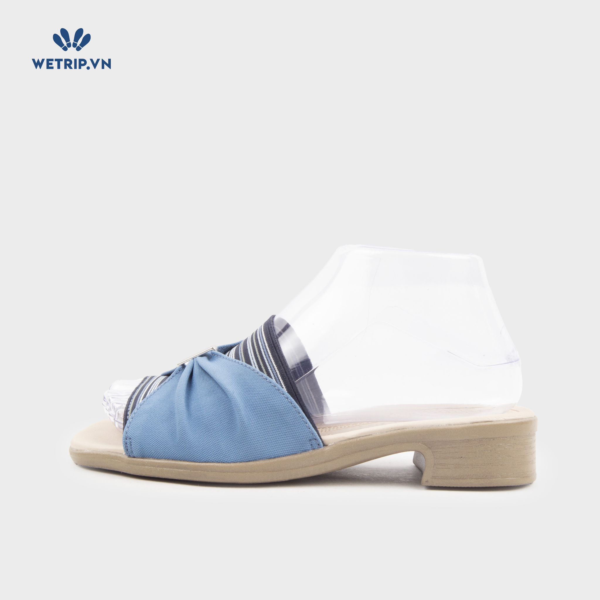 Sandal Cao Gót Bzees (Xanh) Mã SDCG-BZE-004-A
