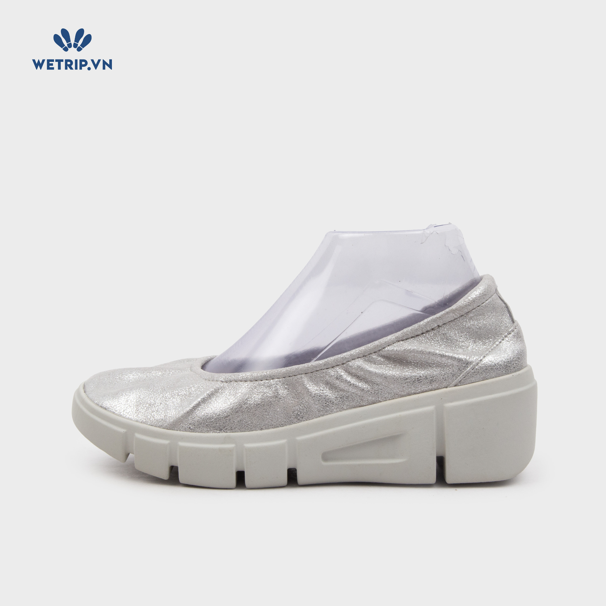 Giày Xuồng Bussola (Nhũ bạc) Mã GX-BSL-011-F