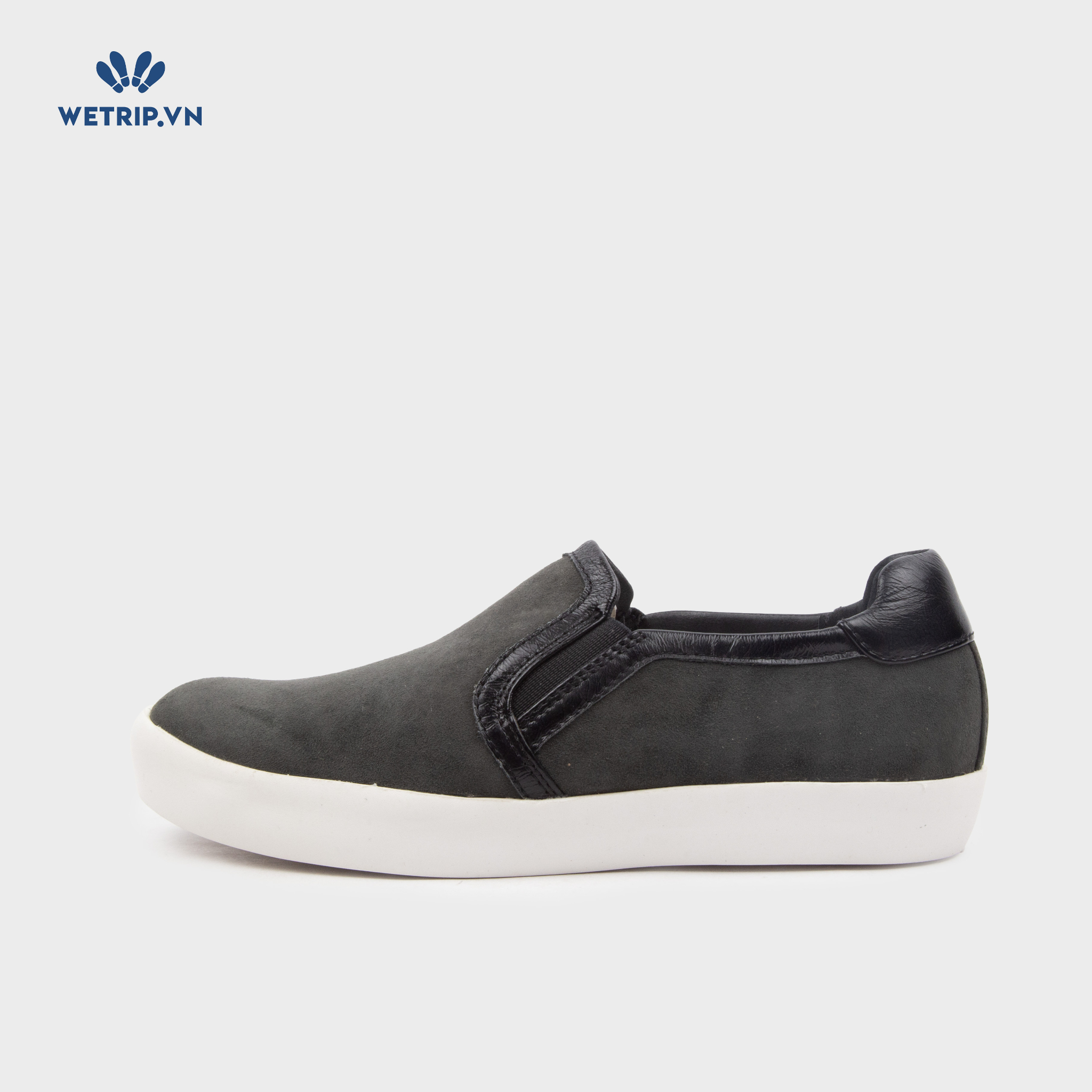 Slip-On Bussola (Xám đế trắng) Mã SLO-BSL-020-B1
